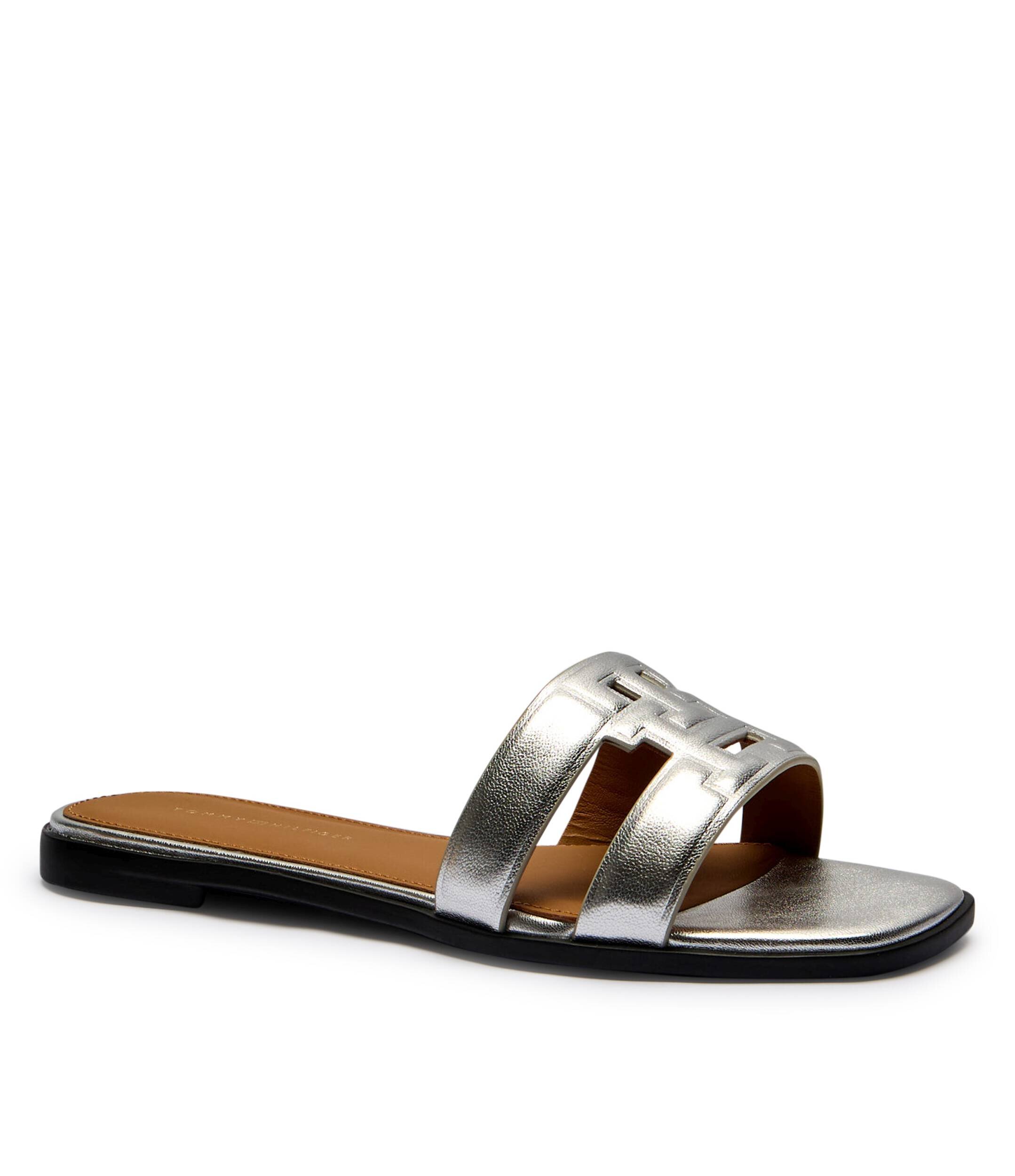 Tommy Hilfiger De piele șlapi