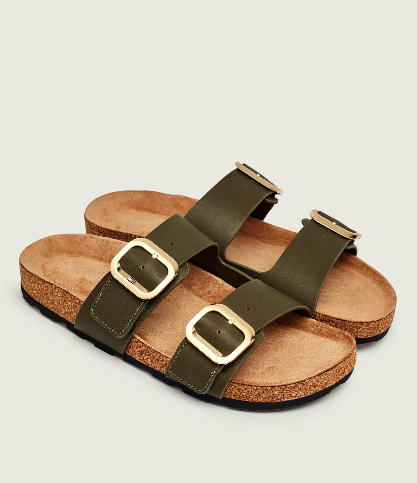 Tommy Hilfiger De piele șlapi