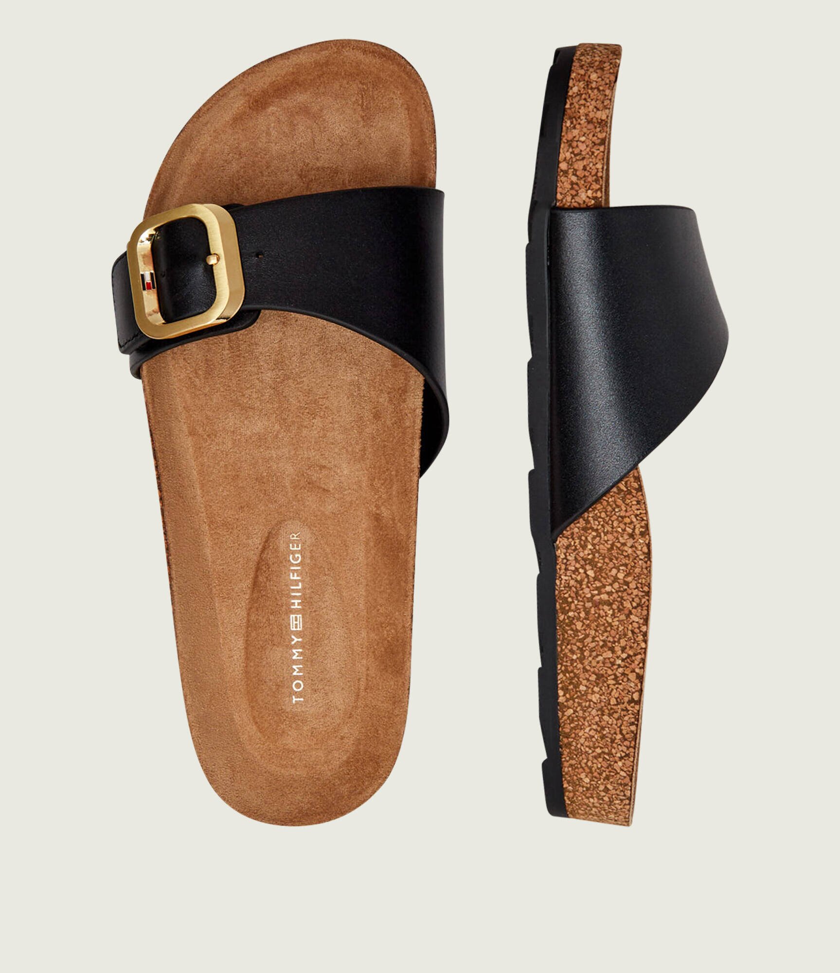 Tommy Hilfiger De piele șlapi