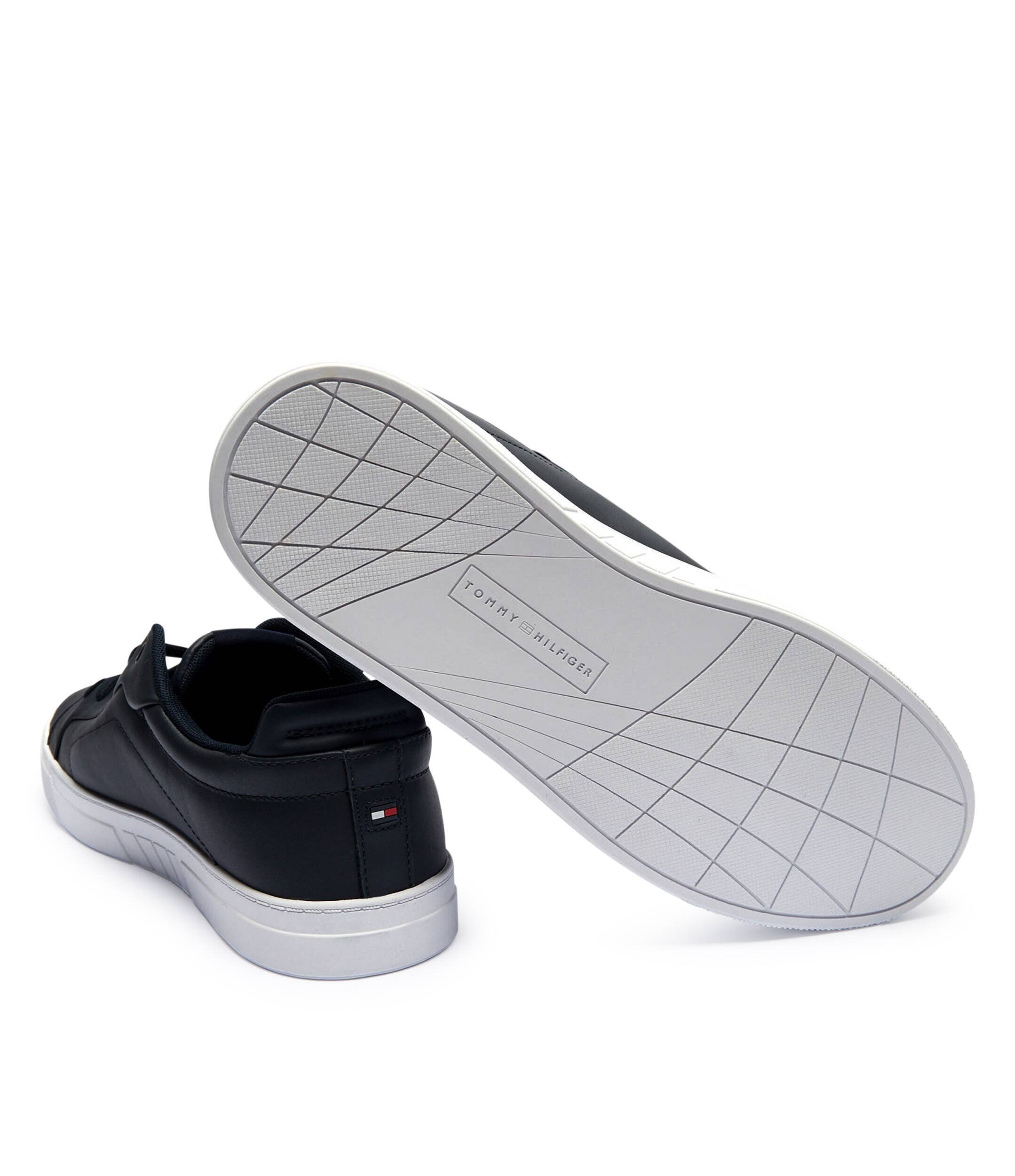 Tommy Hilfiger De piele sneakers ICON COURT LTH FLAG ESS