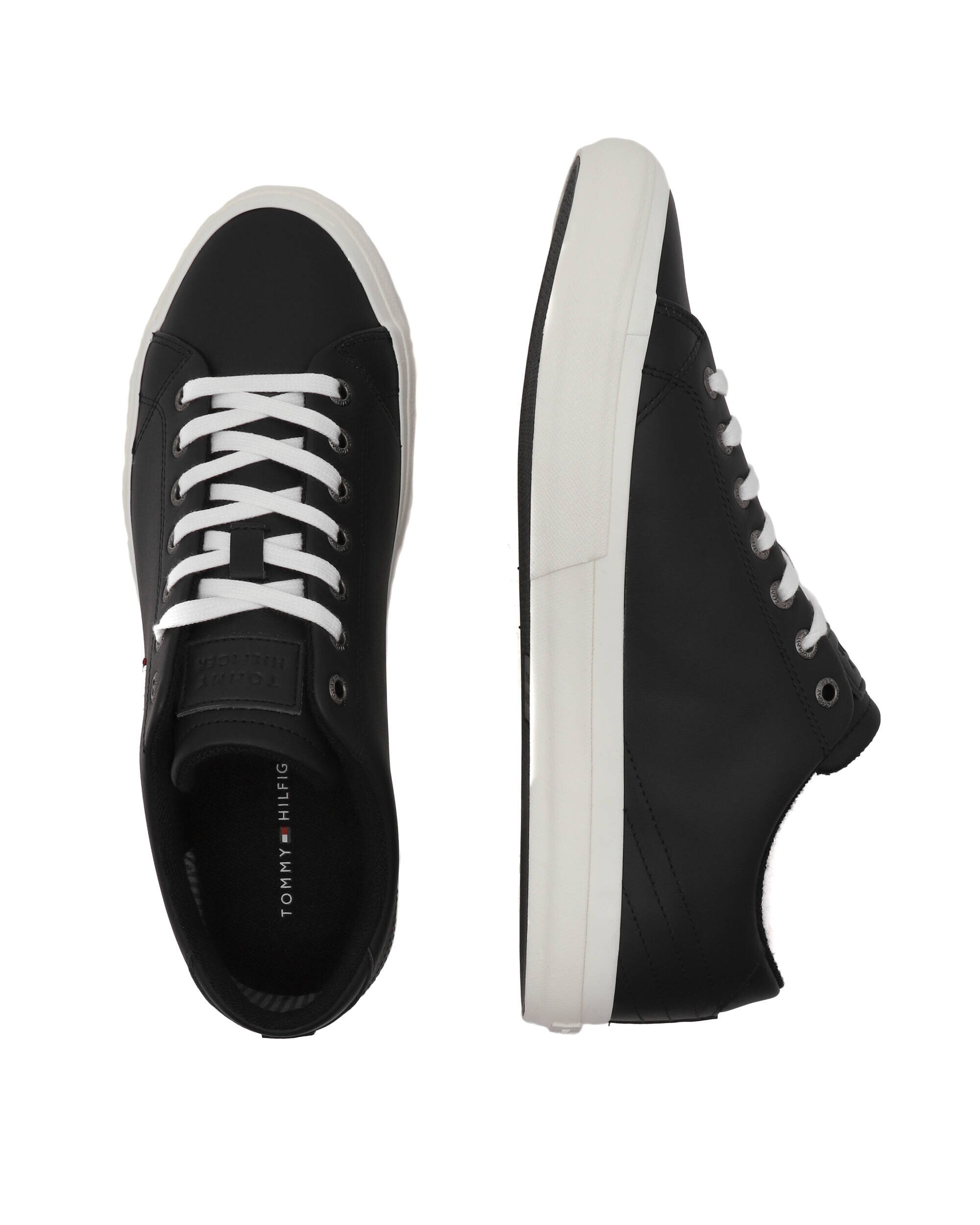 Tommy Hilfiger De piele teniși TH HI VULC STREET LOW