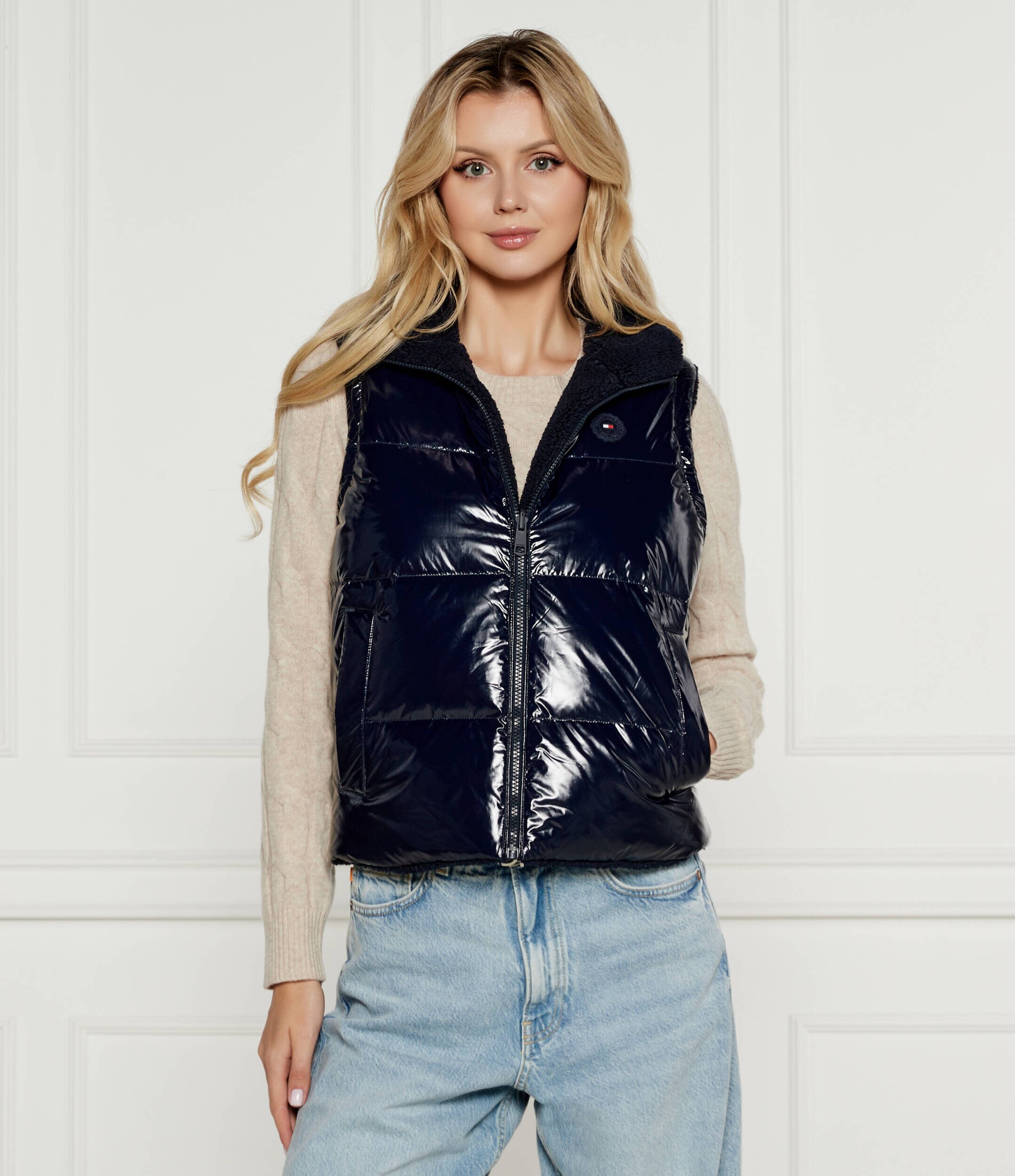 Tommy Hilfiger De puf cu două fețe vestă | Regular Fit