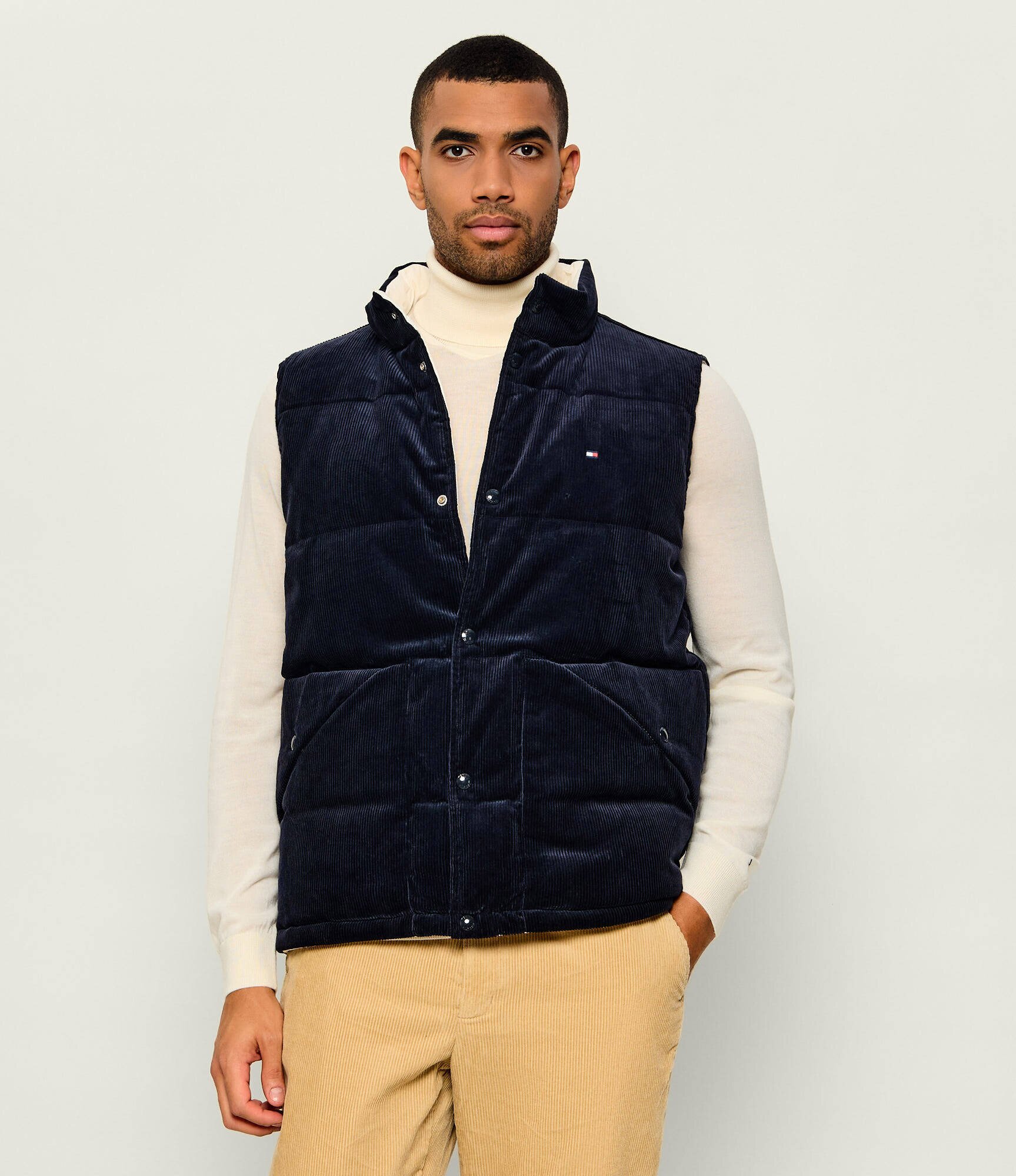 Tommy Hilfiger De puf cu două fețe vestă | regular fit | sztruks