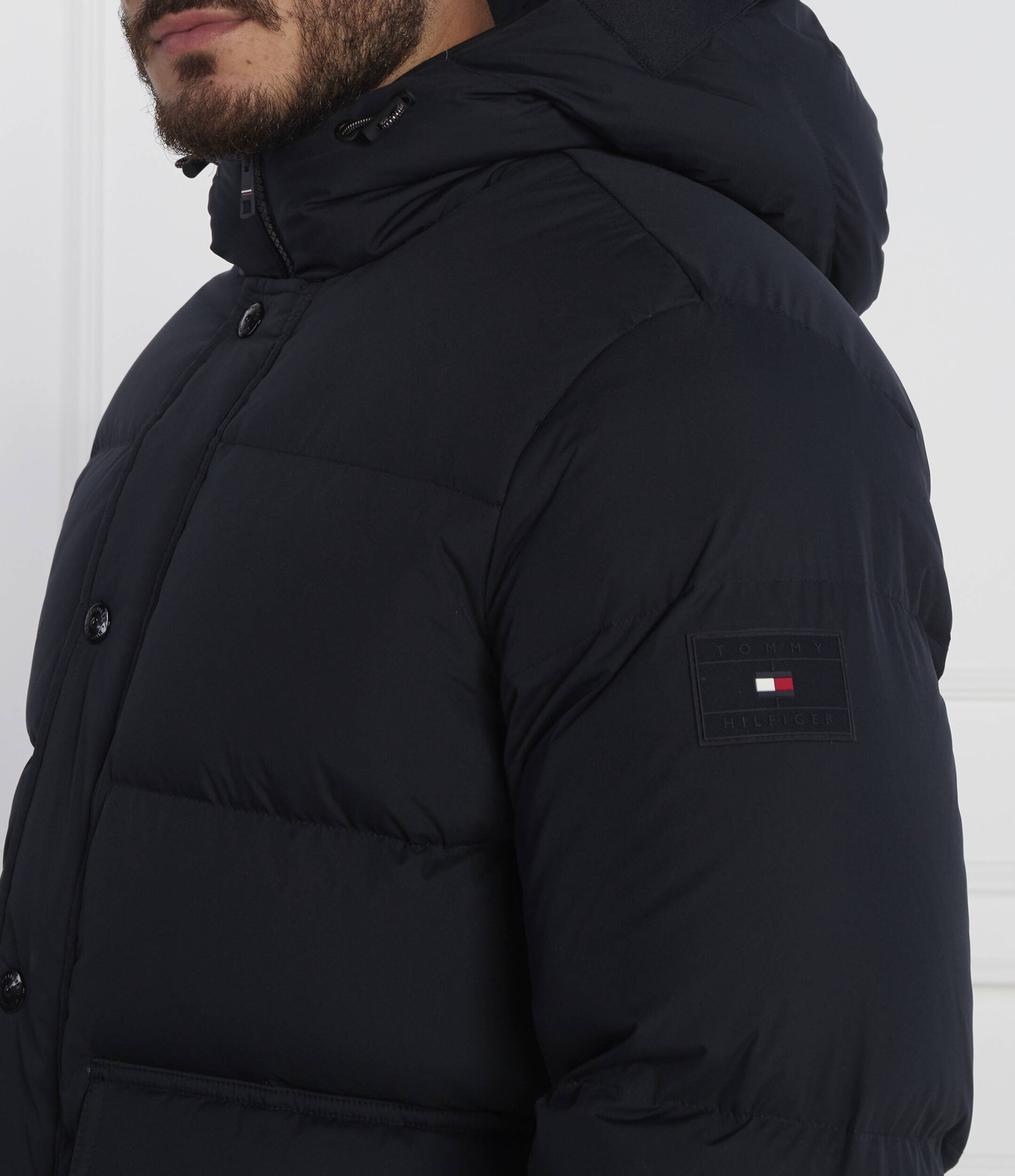 Tommy Hilfiger De puf geacă DOWN HOODED | Regular Fit