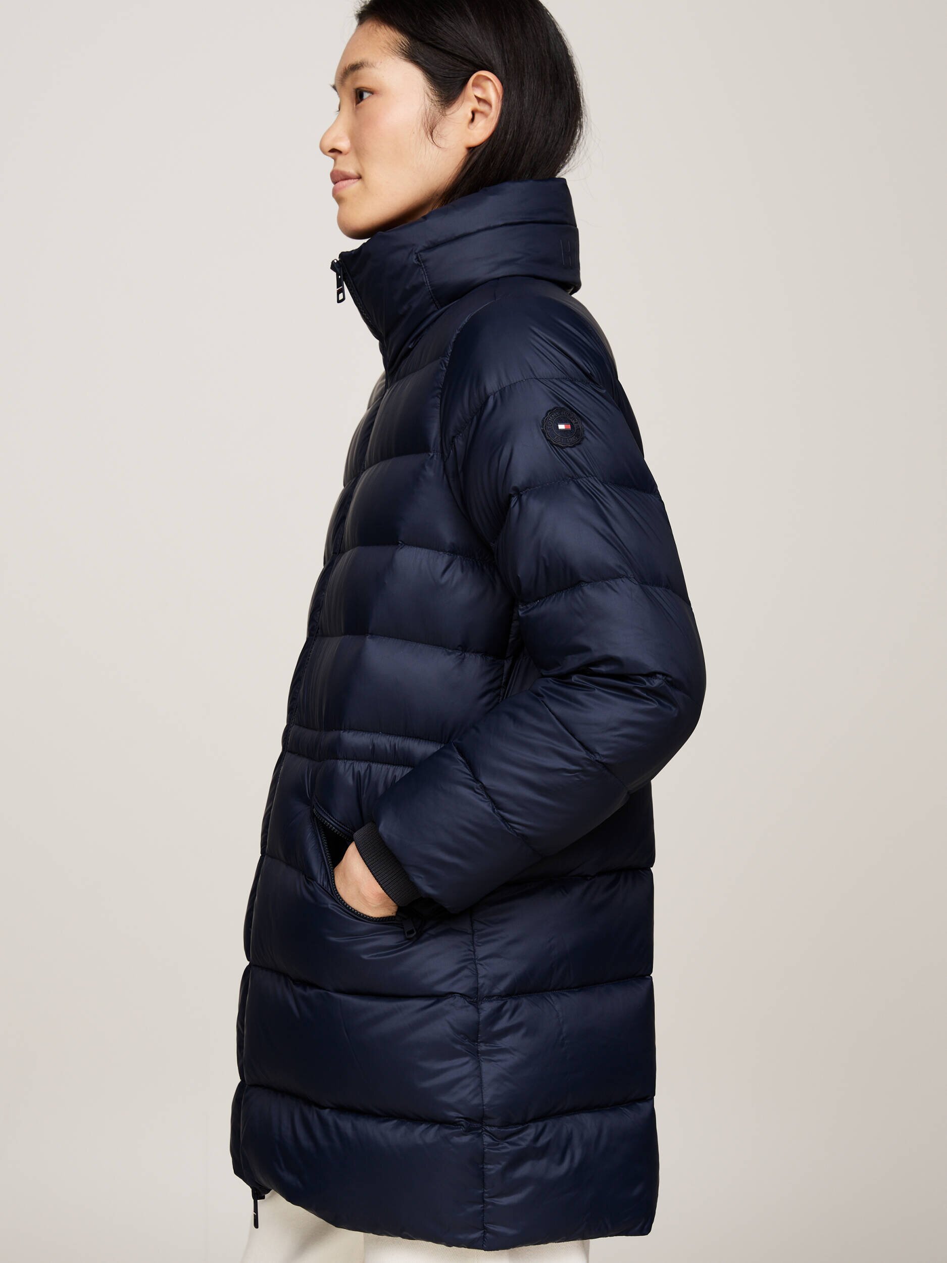 Tommy Hilfiger De puf geacă FUNNEL | Loose fit
