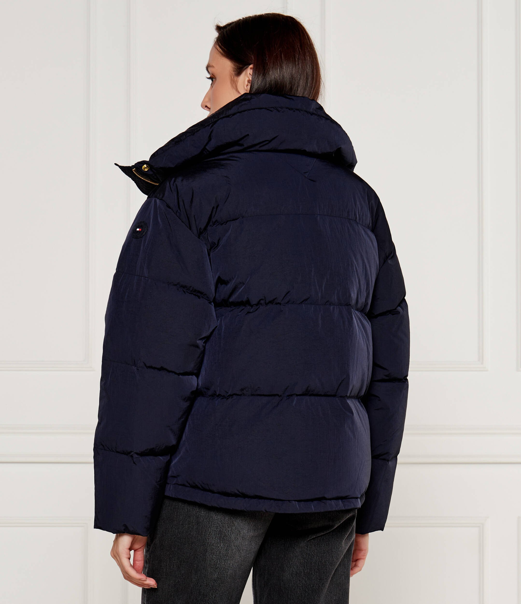 Tommy Hilfiger De puf geacă GOLD BUTTON | Oversize fit