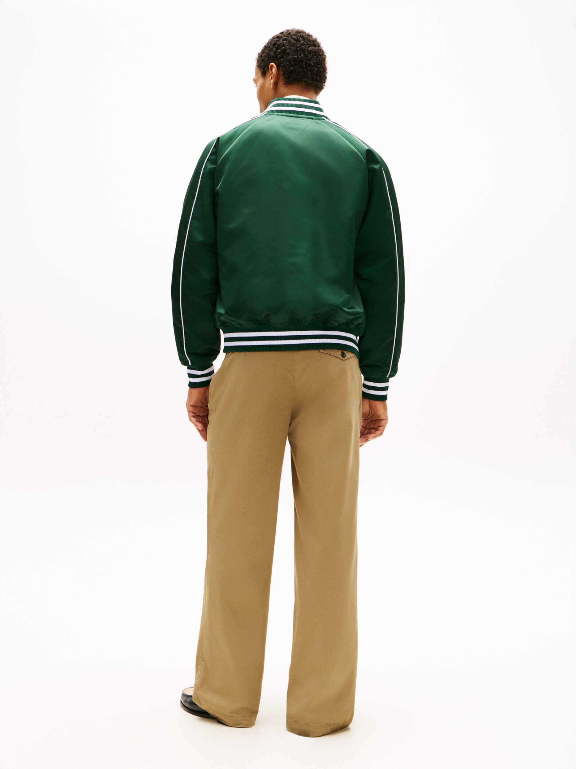 Tommy Hilfiger De satin geacă bomber VARSITY | Loose fit