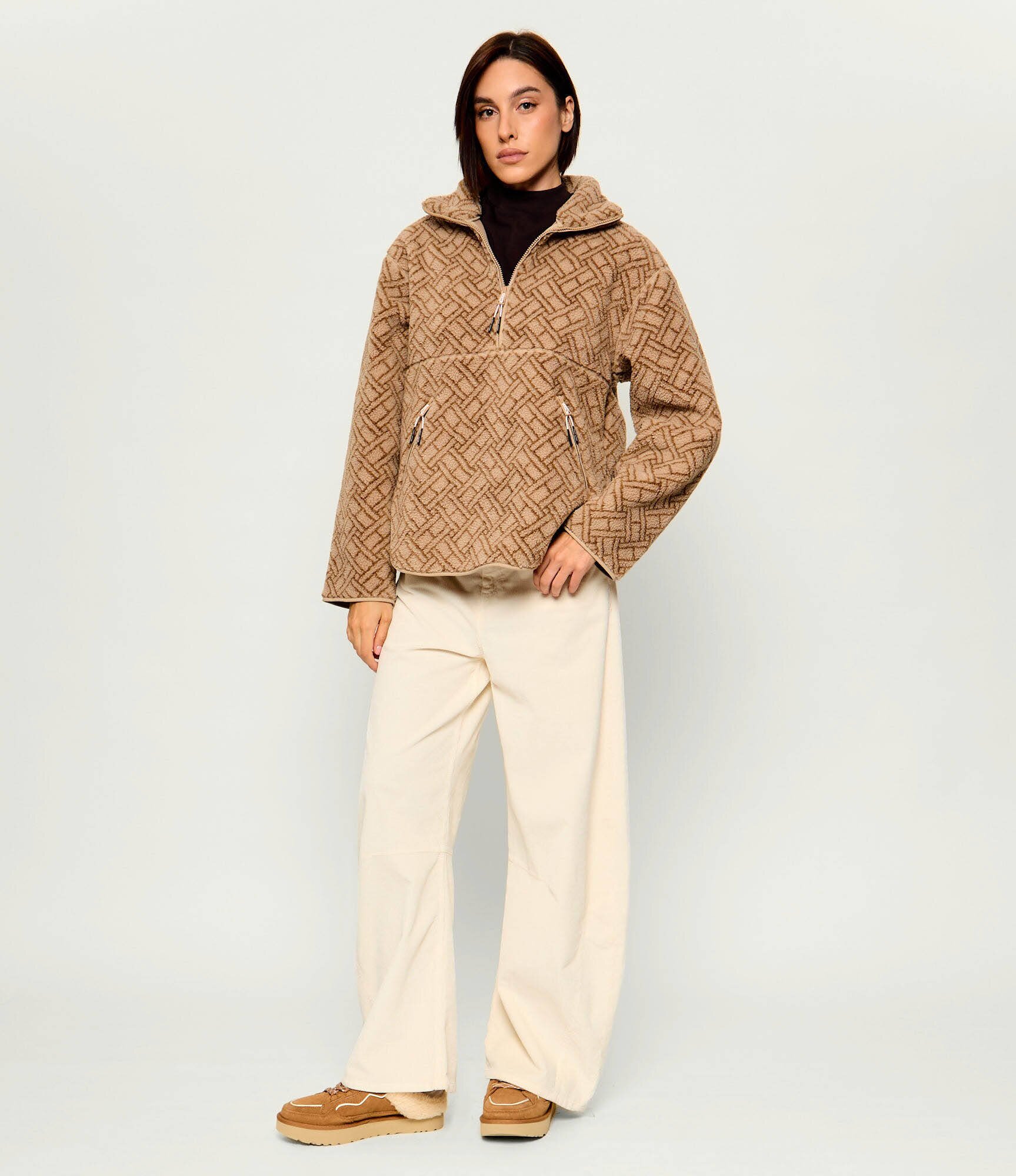 Tommy Hilfiger Din fleece hanorac | Relaxed fit
