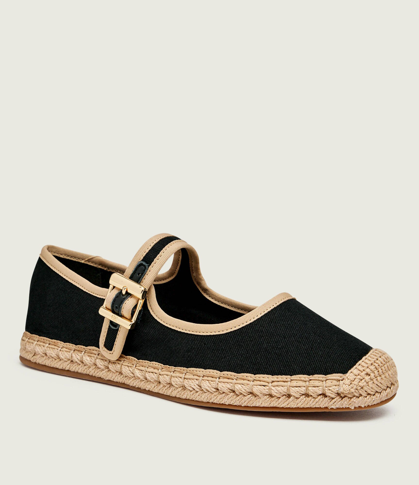 Tommy Hilfiger Espadrile Buckle Mary Jane cu adaos de piele
