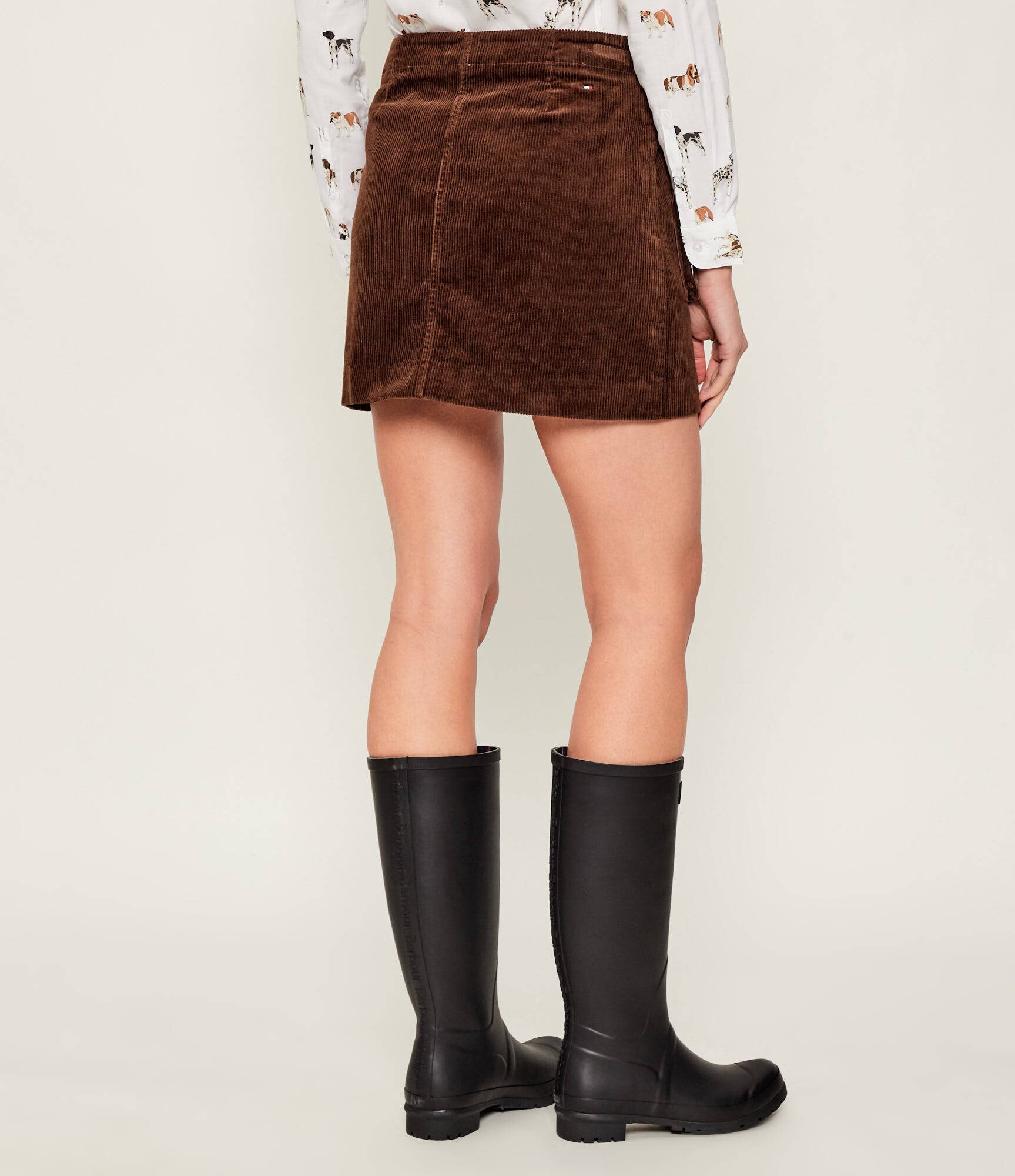 Tommy Hilfiger Fustă | catifea reiată