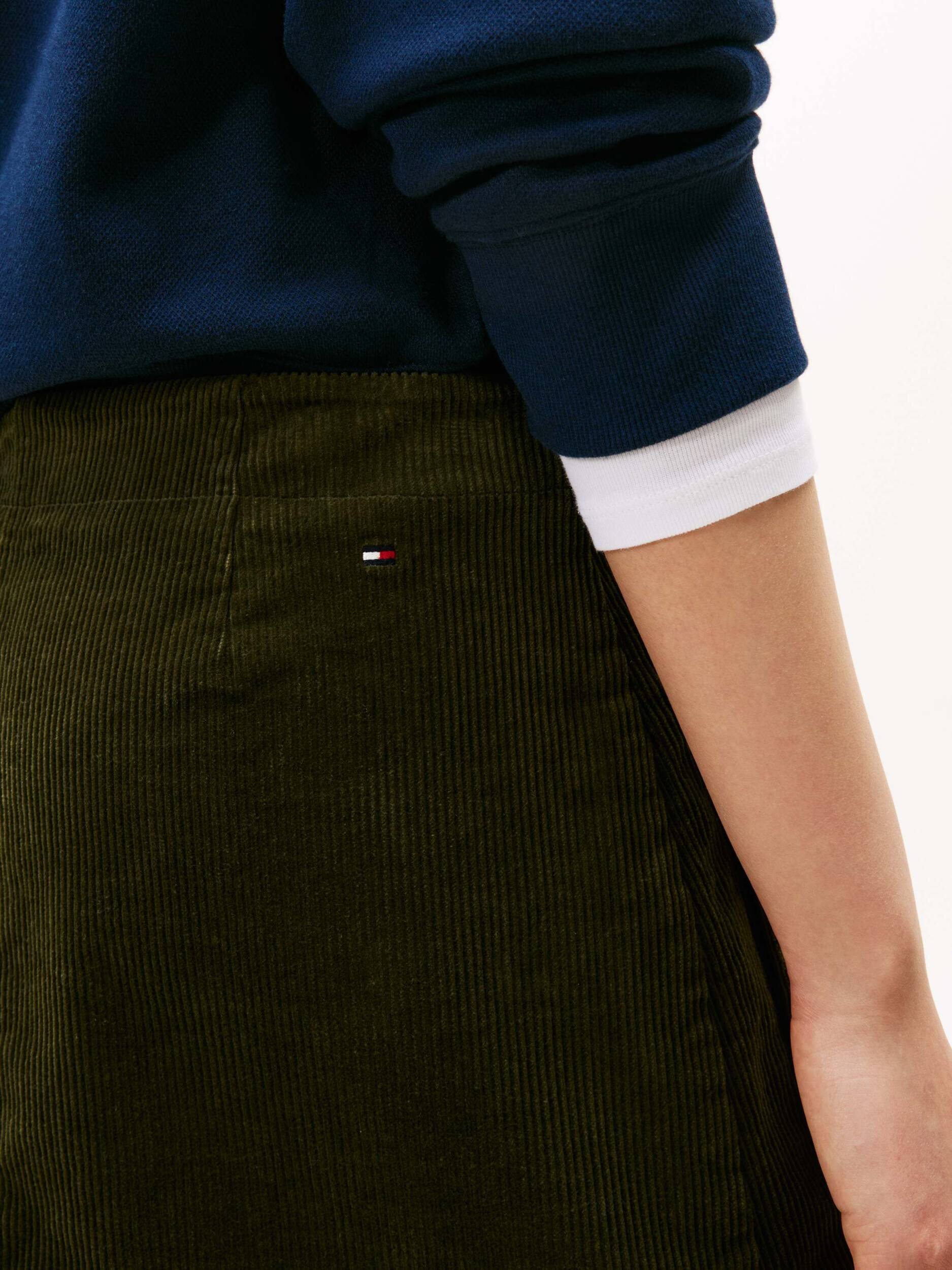 Tommy Hilfiger Fustă | catifea reiată