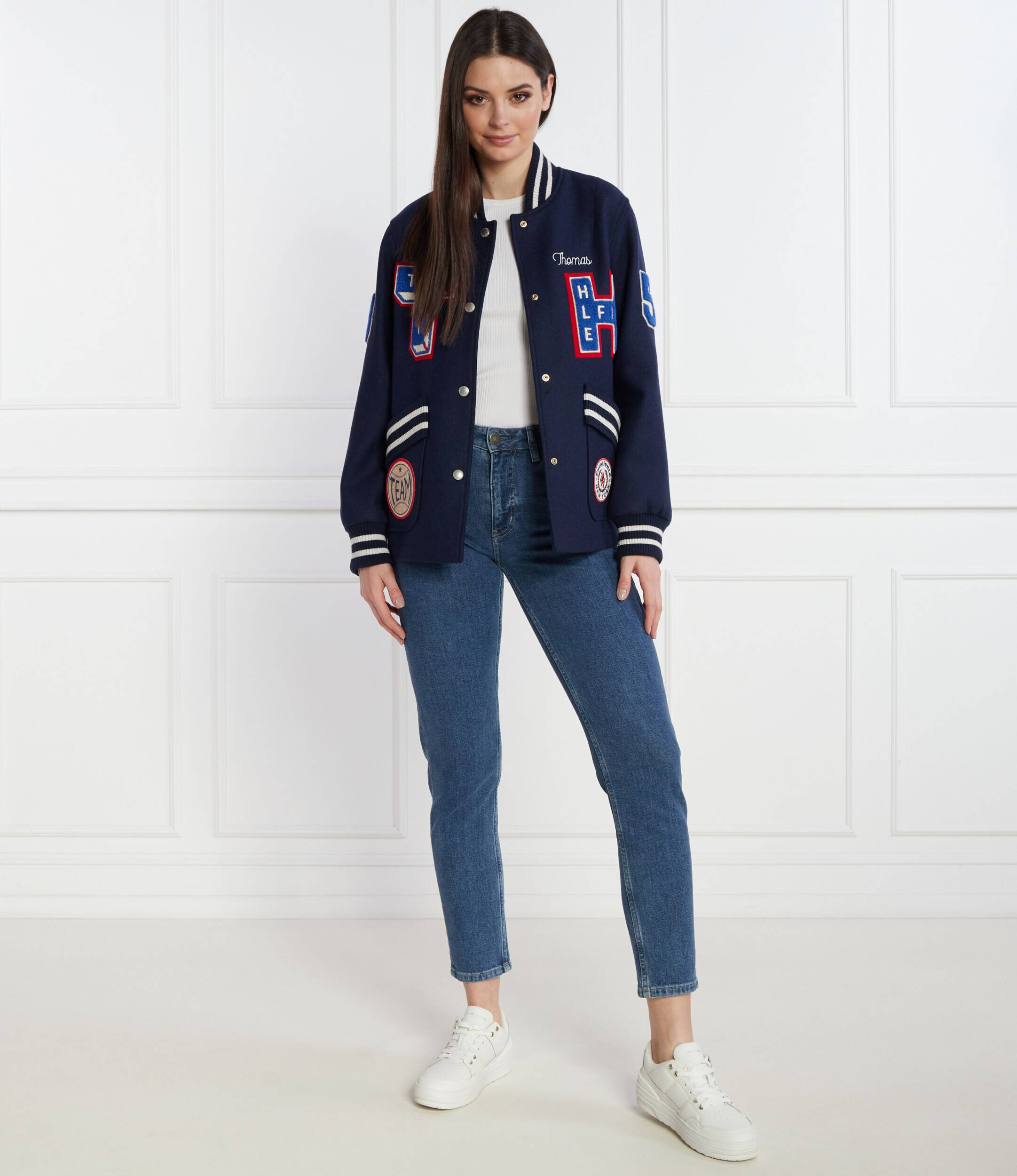 Tommy Hilfiger Geacă bomber COLLEGIATE | Regular Fit cu adaos de lână