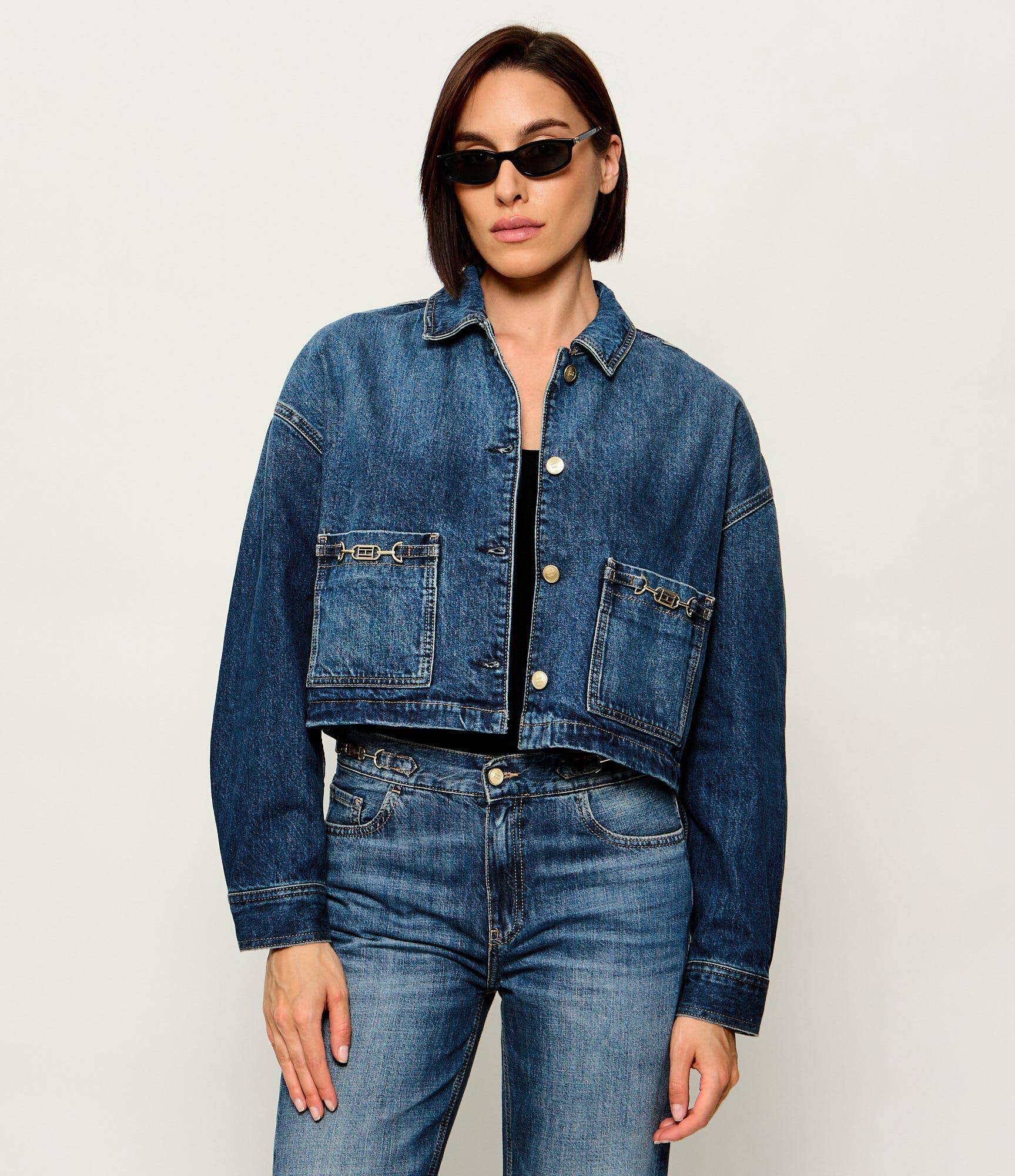 Tommy Hilfiger Geacă de blug | Cropped Fit