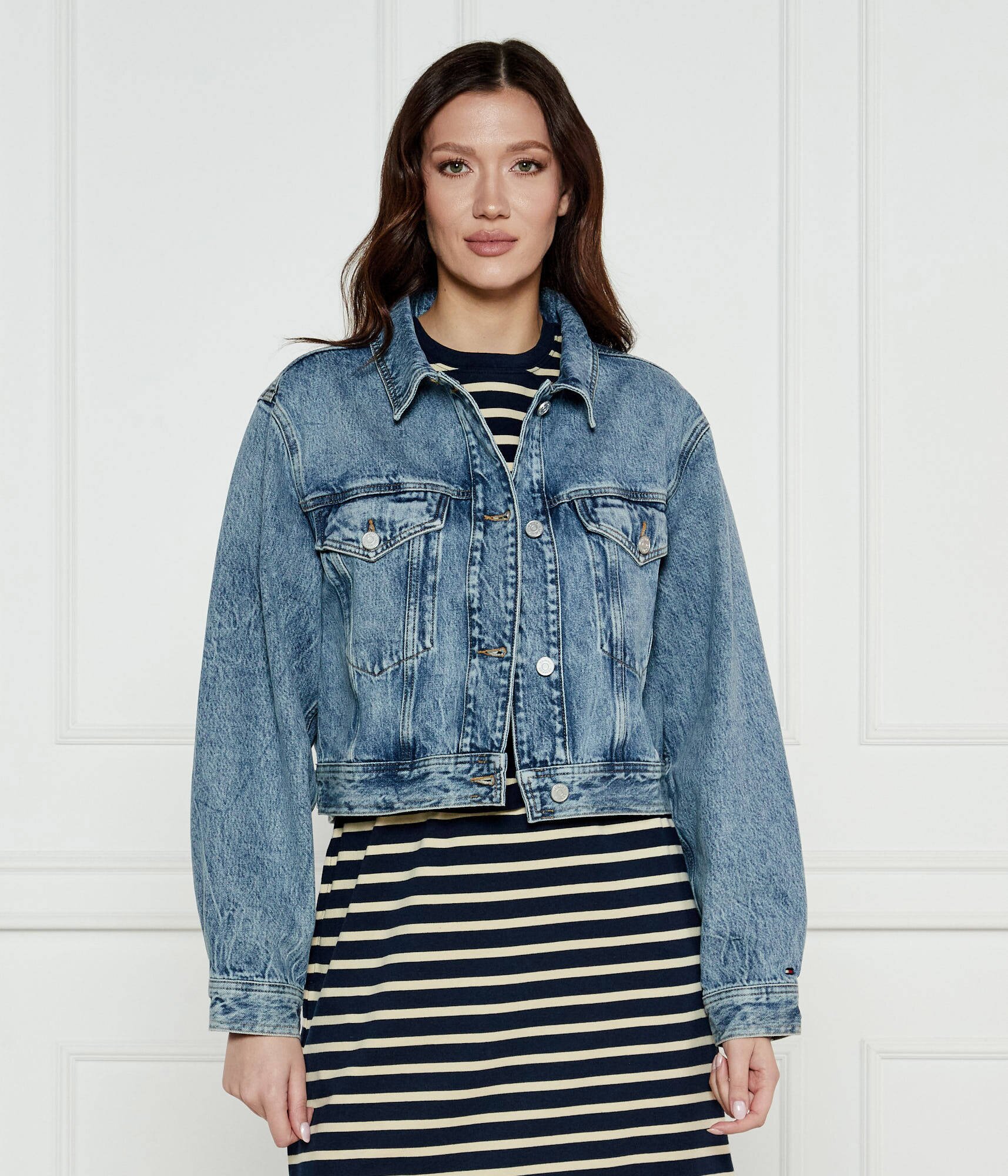 Tommy Hilfiger Geacă de blug | Cropped Fit