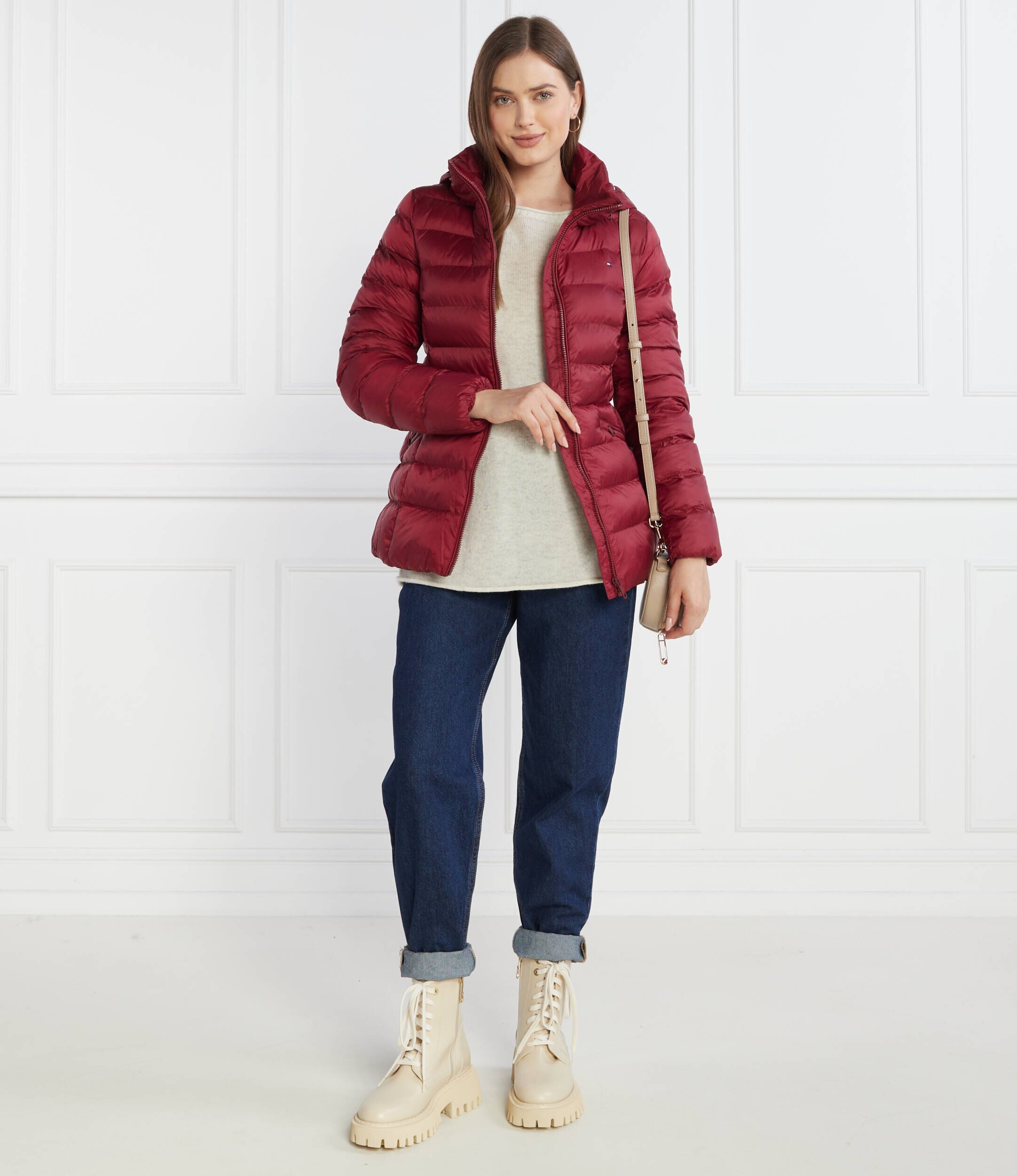Tommy Hilfiger Geacă MW PADDED GLOBAL STRIPE | Regular Fit