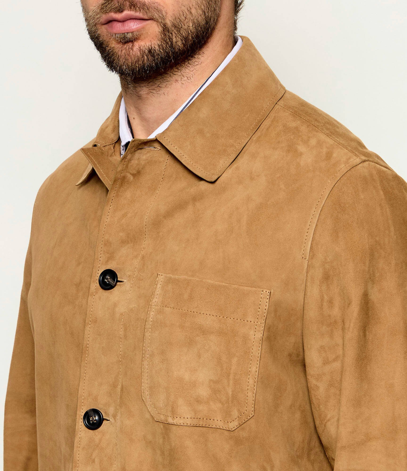 Tommy Hilfiger Geacă | regular fit | piele întoarsă