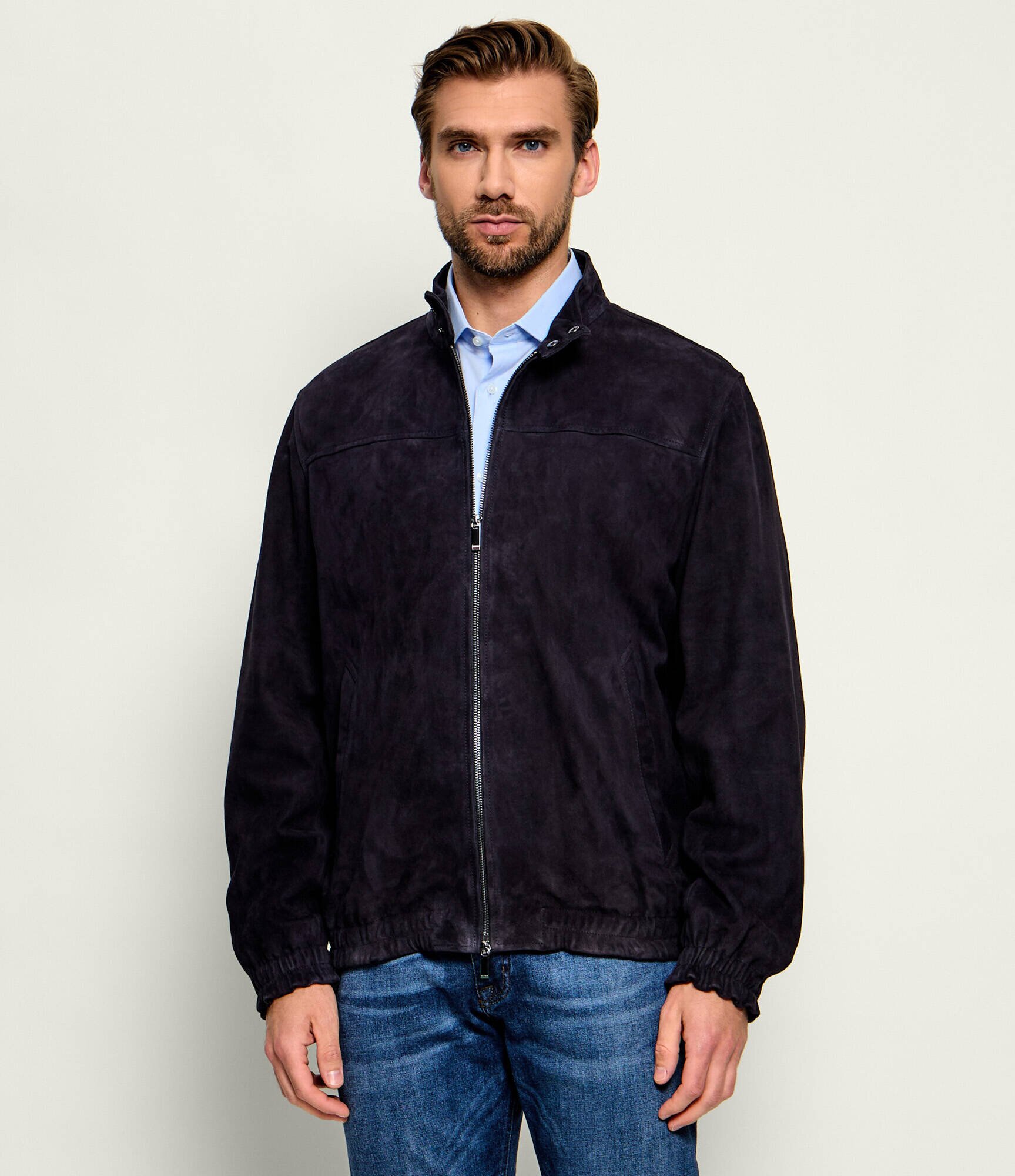 Tommy Hilfiger Geacă | regular fit | piele întoarsă