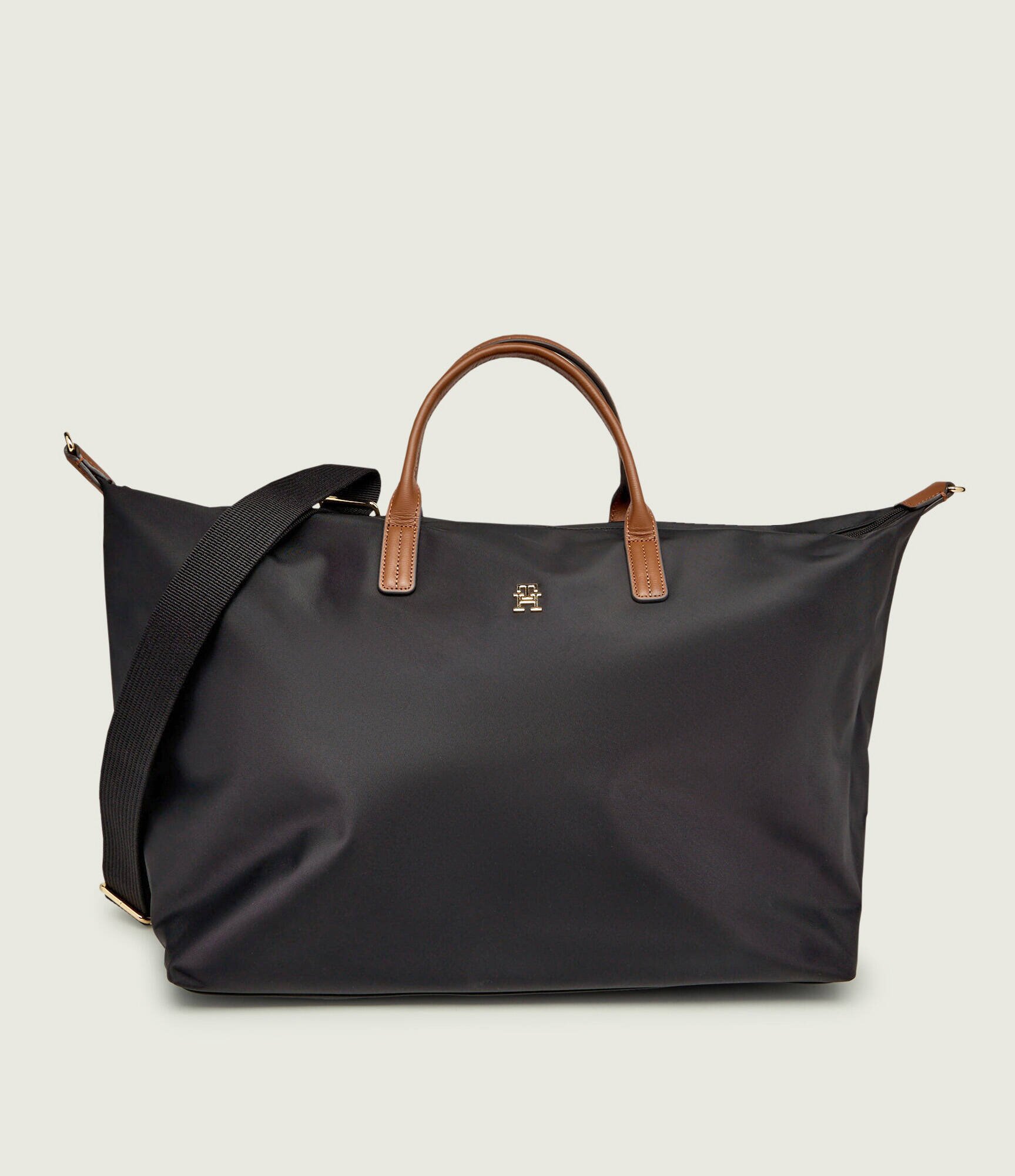 Tommy Hilfiger Geantă de voiaj POPETTE WEEKENDER cu adaos de piele
