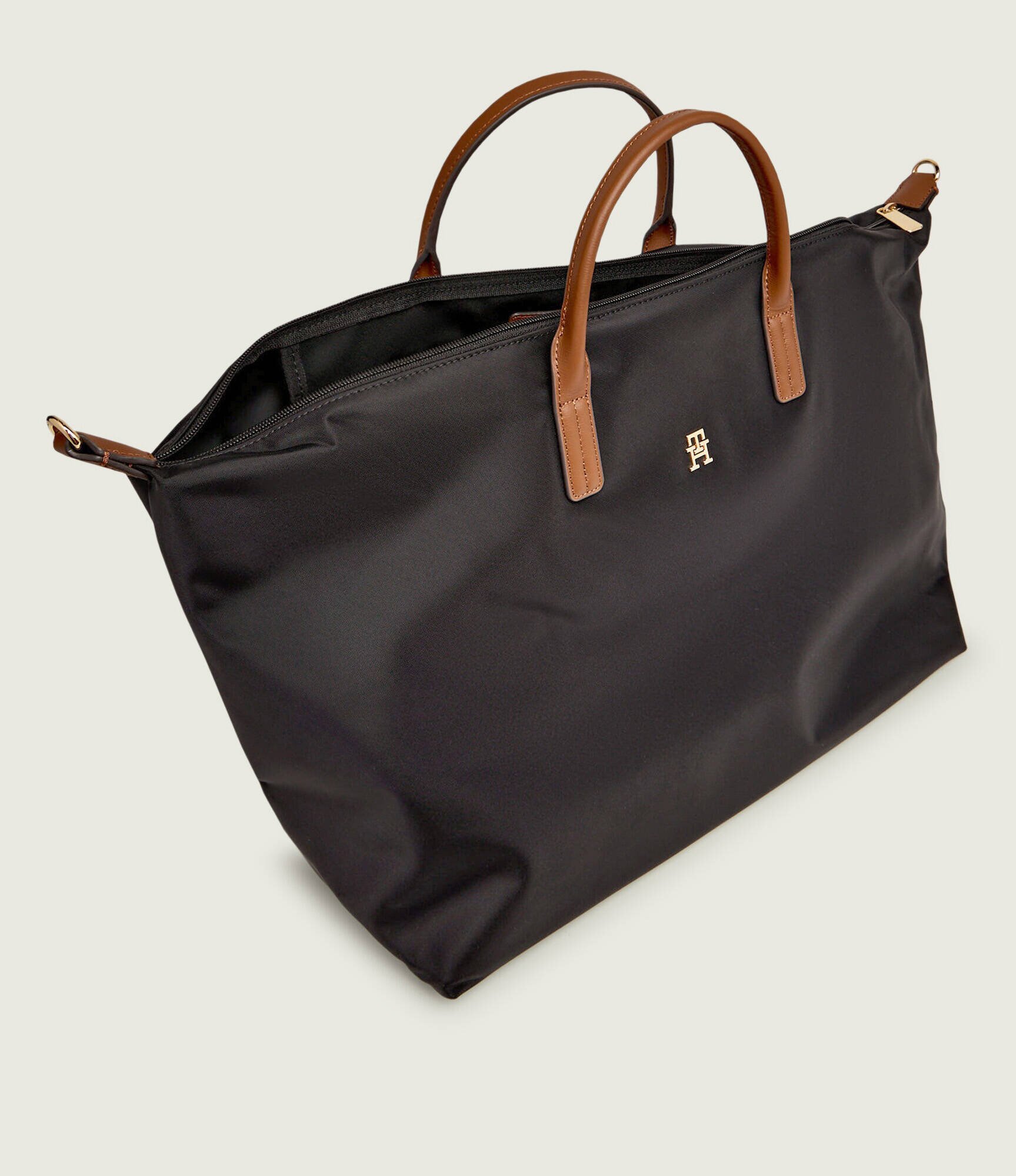 Tommy Hilfiger Geantă de voiaj POPETTE WEEKENDER cu adaos de piele