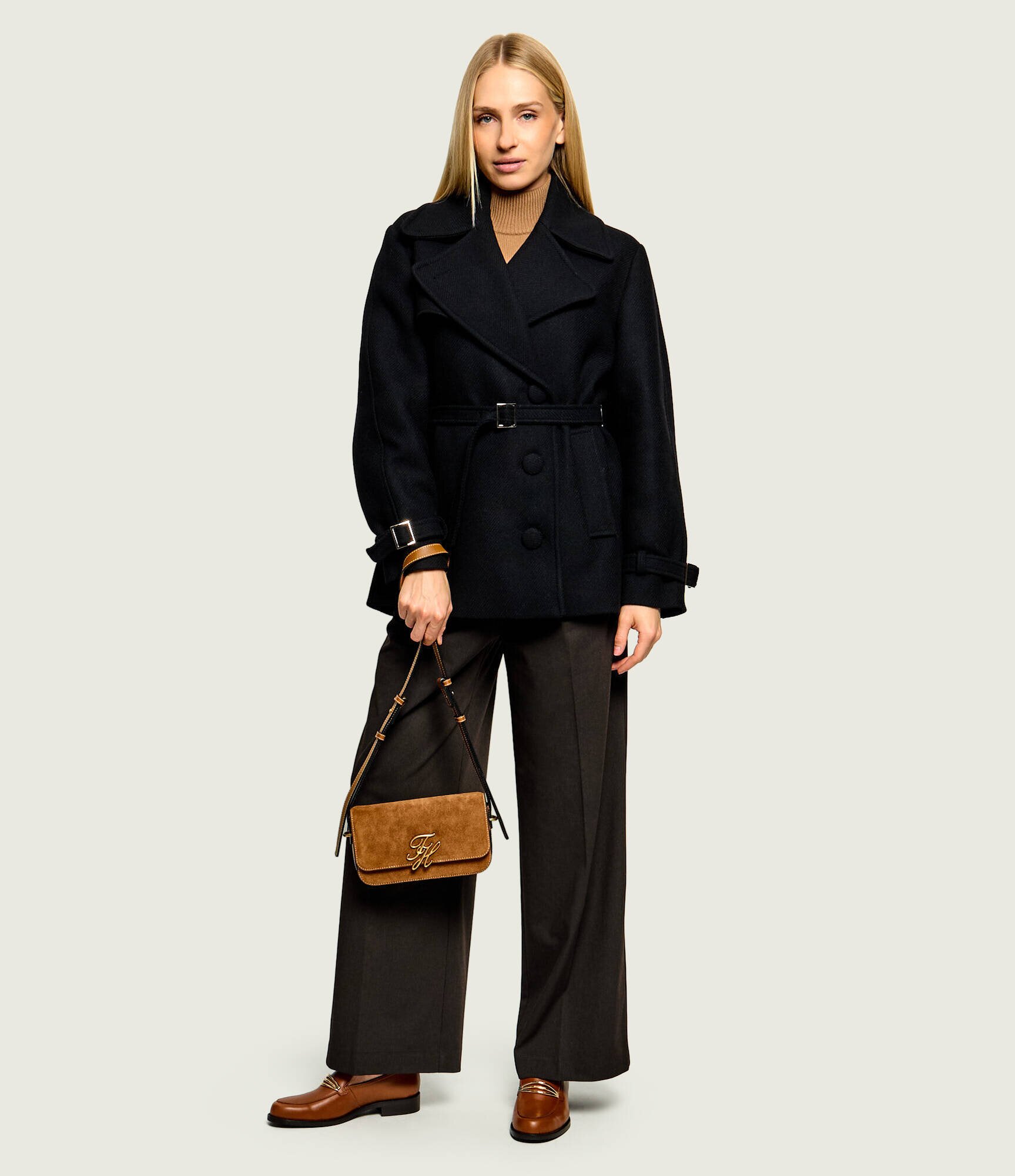 Tommy Hilfiger Geantă pe umăr | piele întoarsă