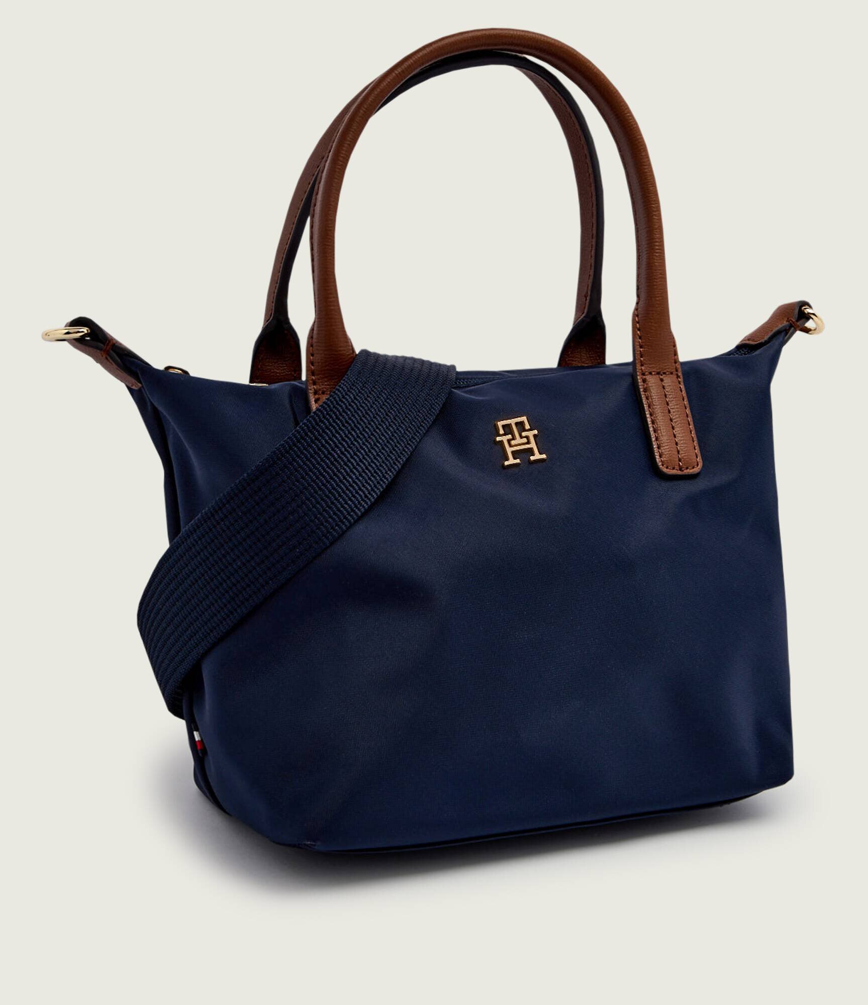 Tommy Hilfiger Geantă pe umăr Popette cu adaos de piele