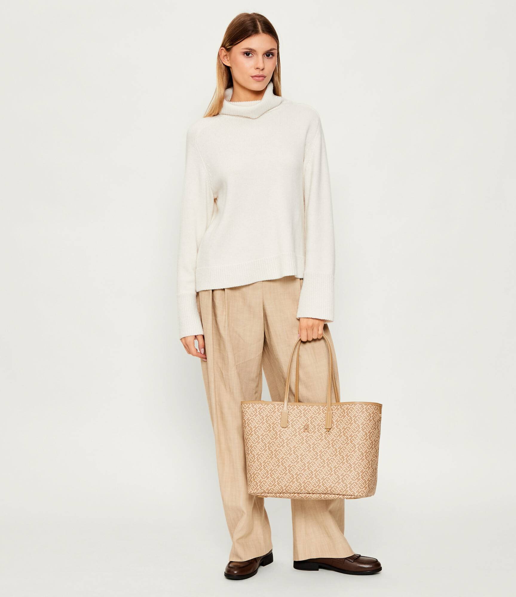 Tommy Hilfiger Geantă shopper + borsetă MONOPLAY cu adaos de piele