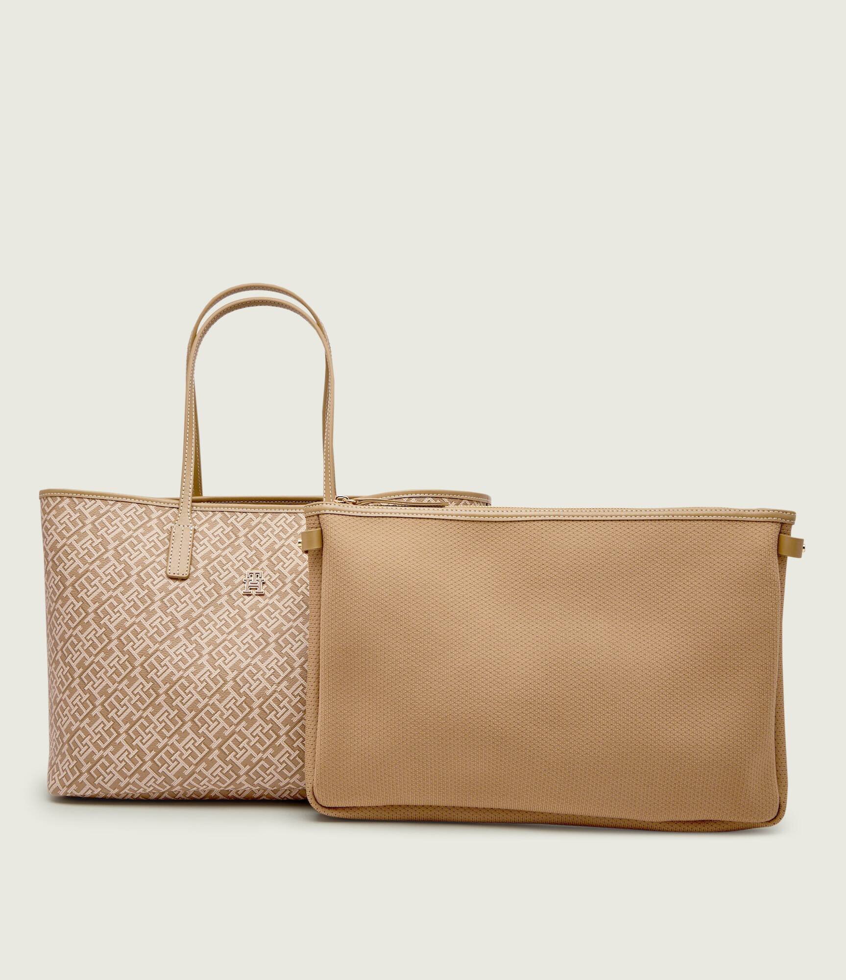 Tommy Hilfiger Geantă shopper + borsetă MONOPLAY cu adaos de piele