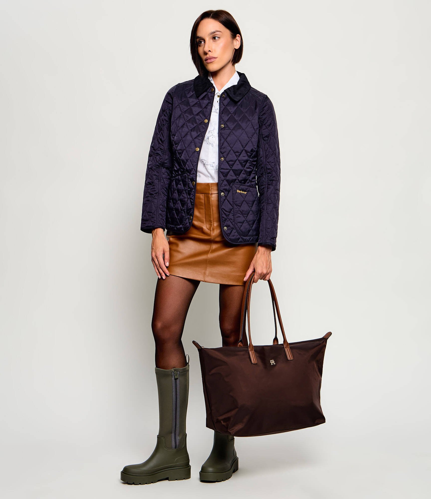 Tommy Hilfiger Geantă shopper cu adaos de piele