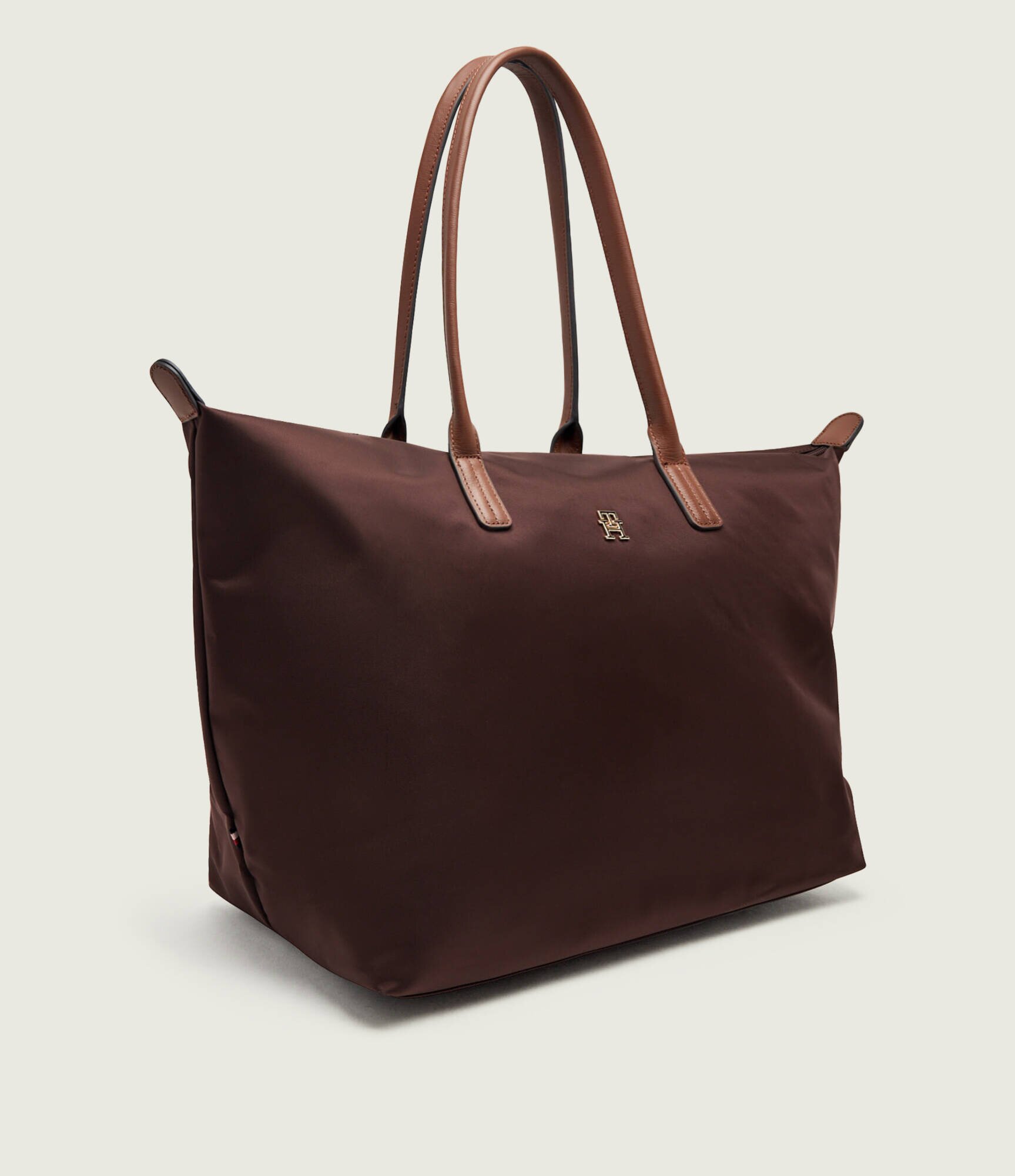Tommy Hilfiger Geantă shopper cu adaos de piele