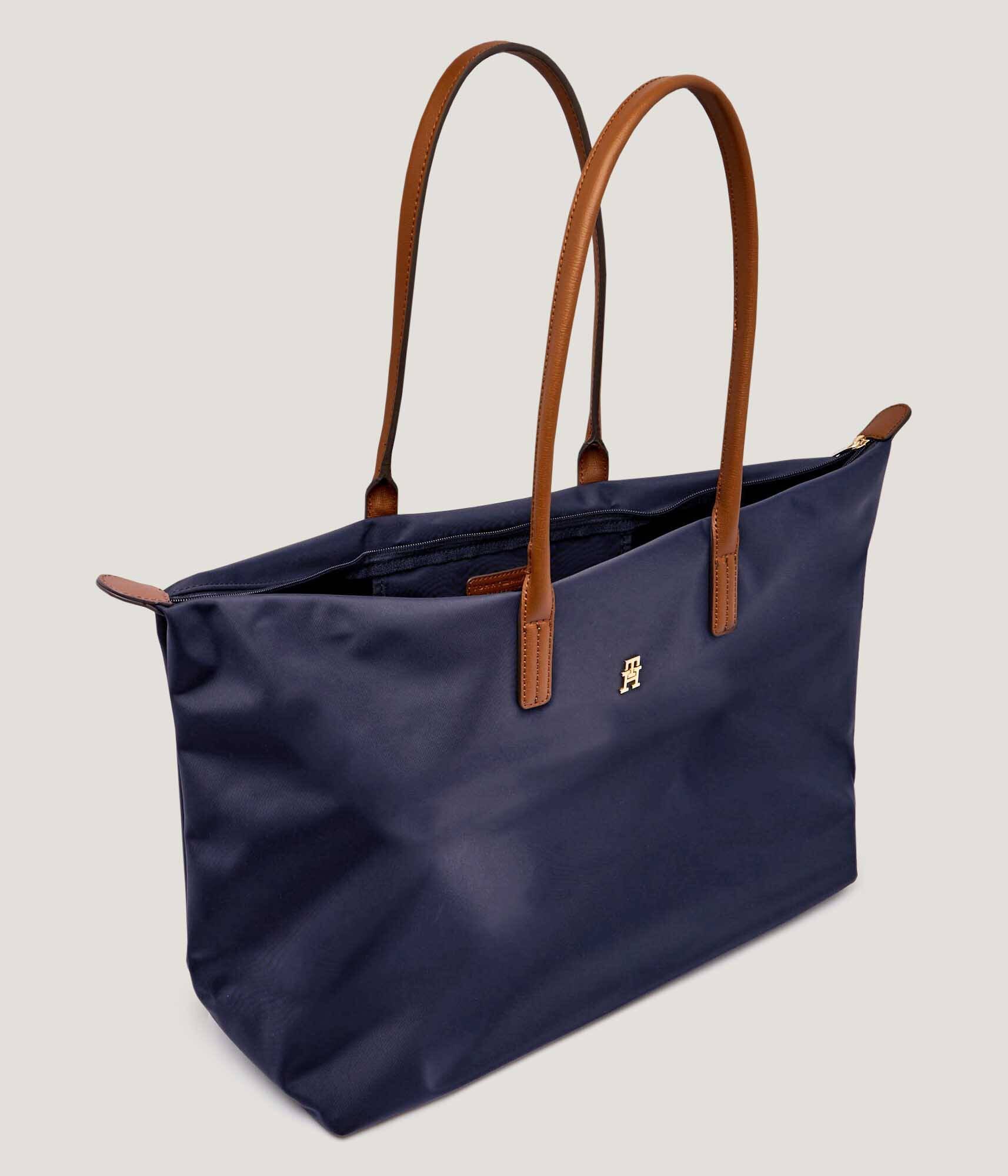 Tommy Hilfiger Geantă shopper cu adaos de piele