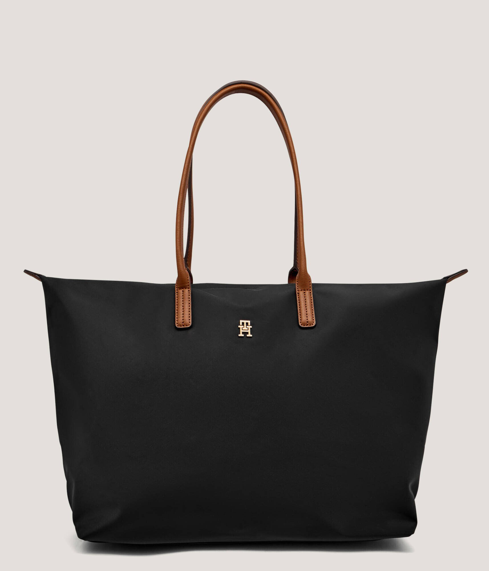 Tommy Hilfiger Geantă shopper cu adaos de piele