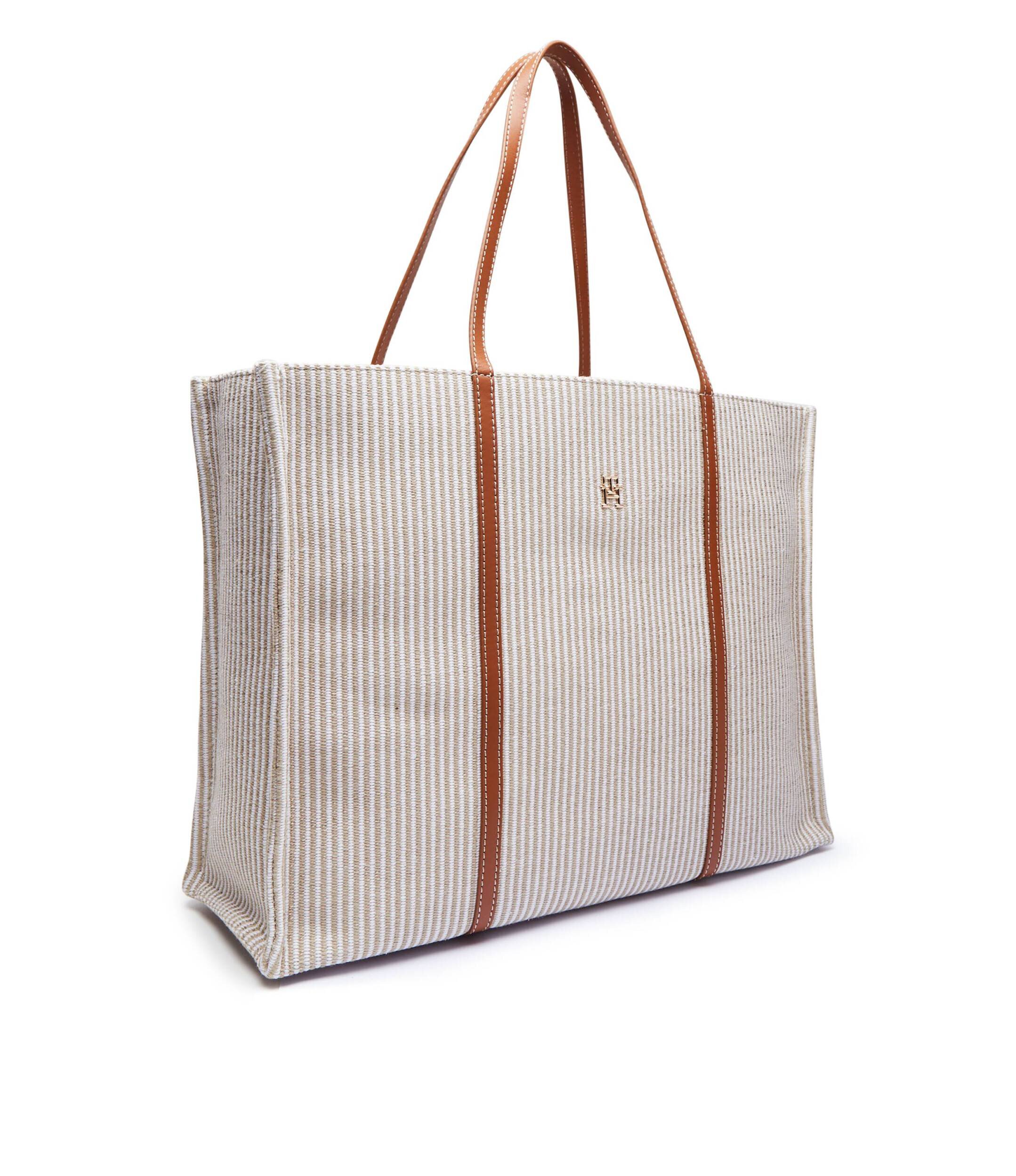 Tommy Hilfiger Geantă shopper cu adaos de piele