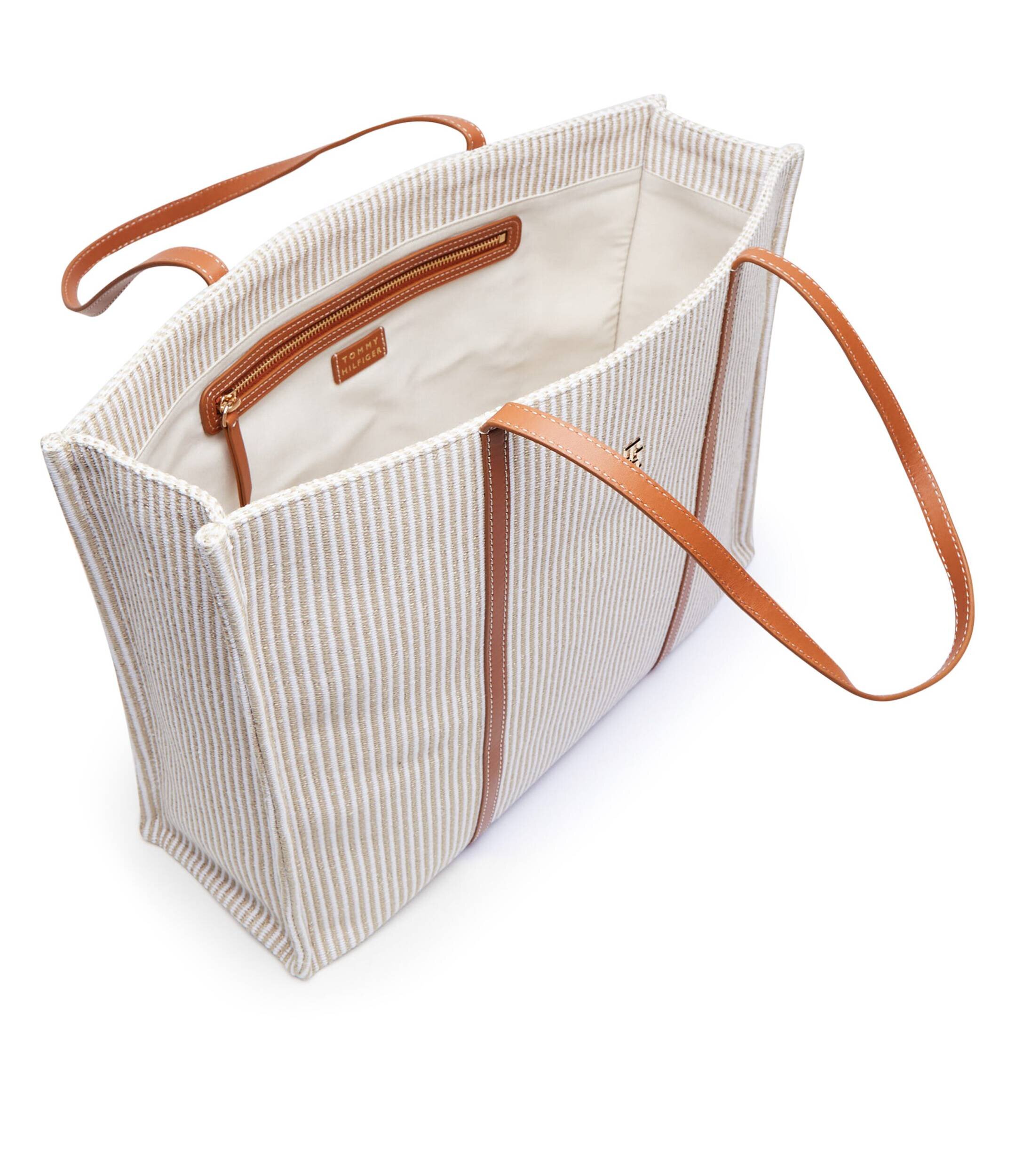 Tommy Hilfiger Geantă shopper cu adaos de piele