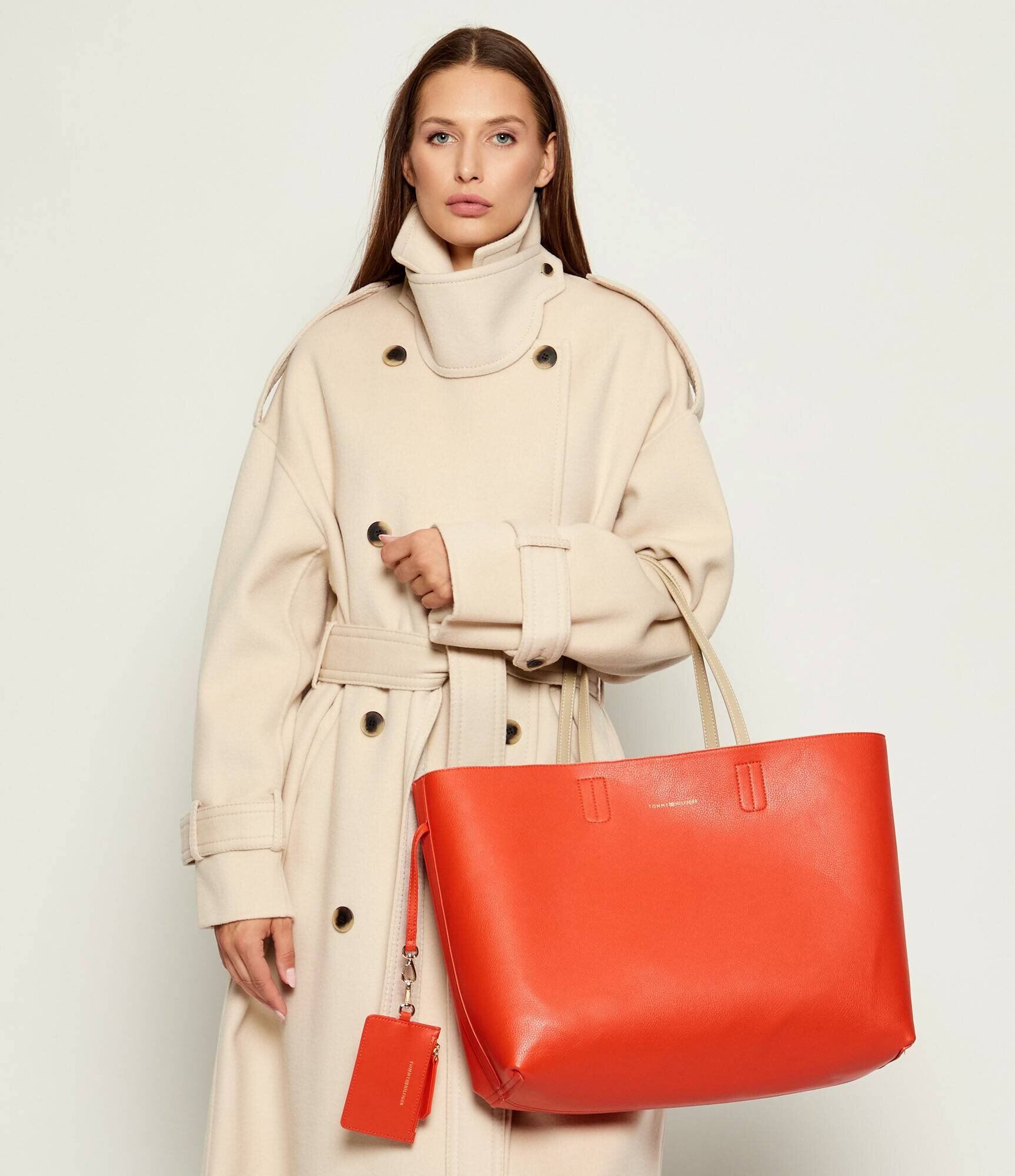 Tommy Hilfiger Geantă shopper cu două fețe + borsetă ICON