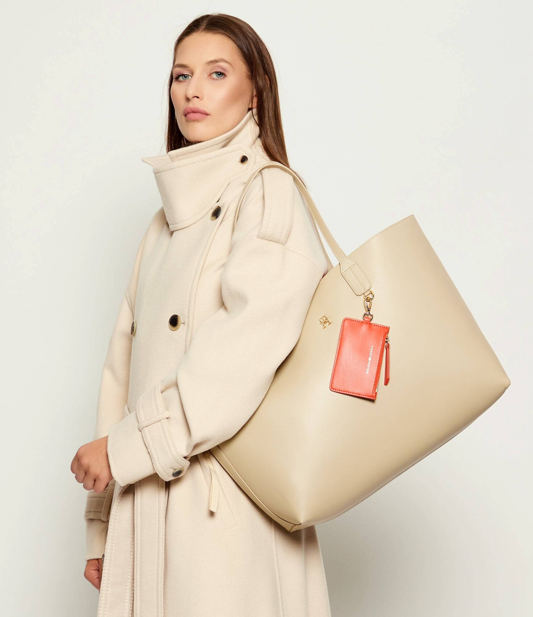 Tommy Hilfiger Geantă shopper cu două fețe + borsetă ICON