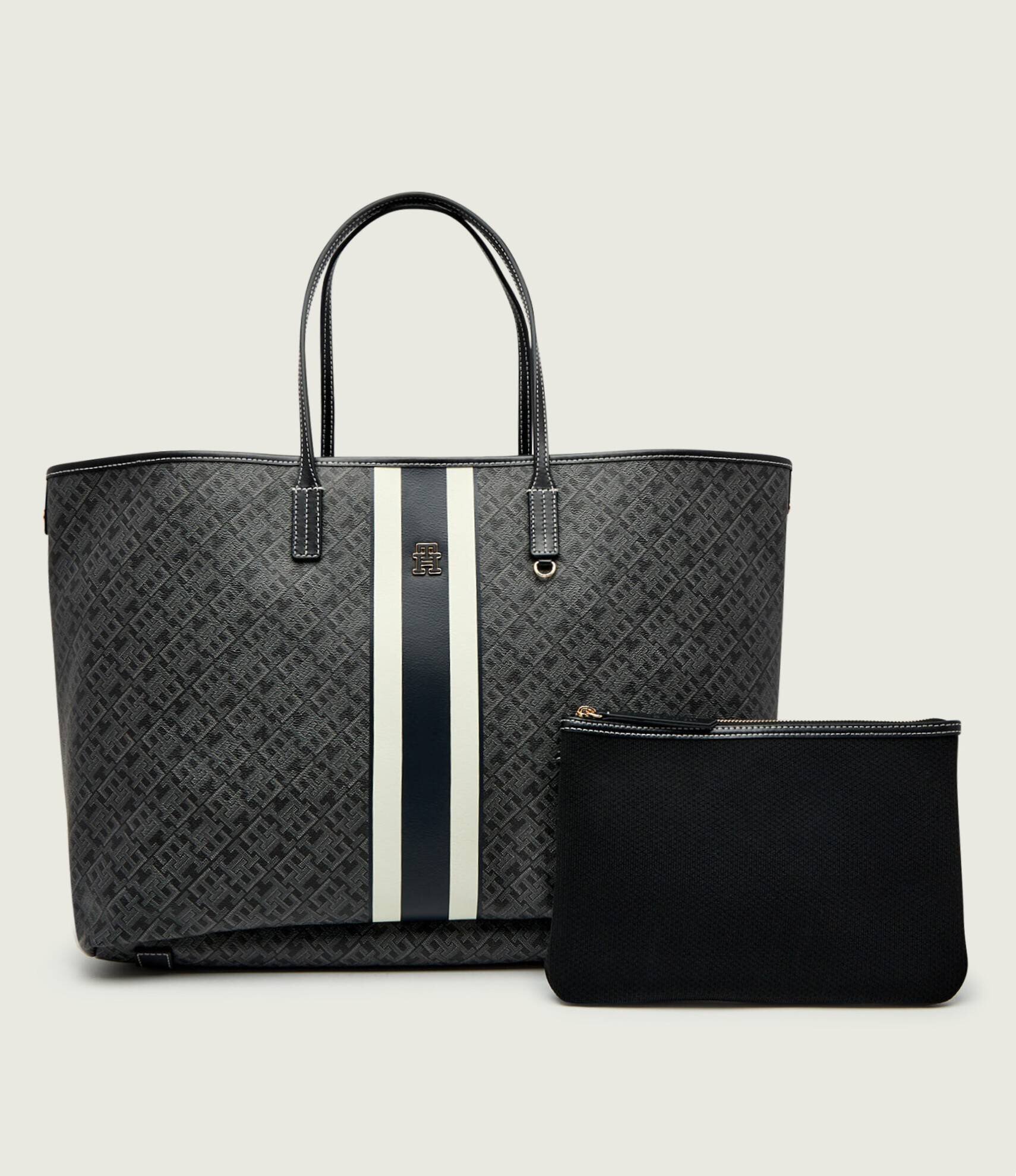 Tommy Hilfiger Geantă shopper cu două fețe + borsetă Monoplay Le Maxi