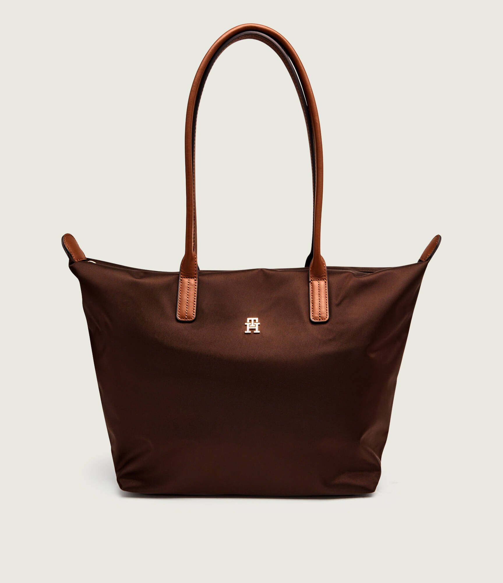 Tommy Hilfiger Geantă shopper Popette cu adaos de piele