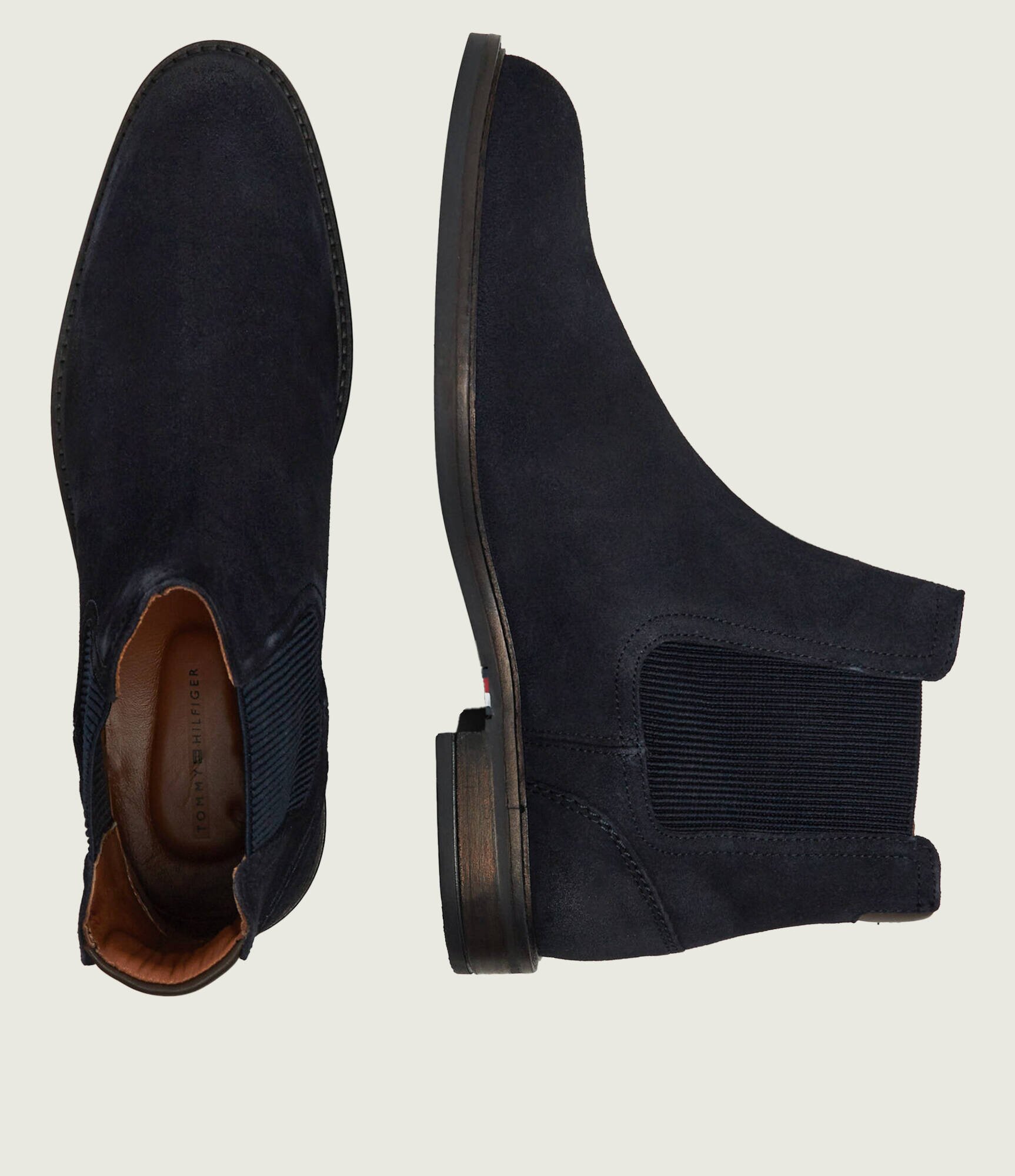 Tommy Hilfiger Ghete chelsea Chelsea | piele întoarsă