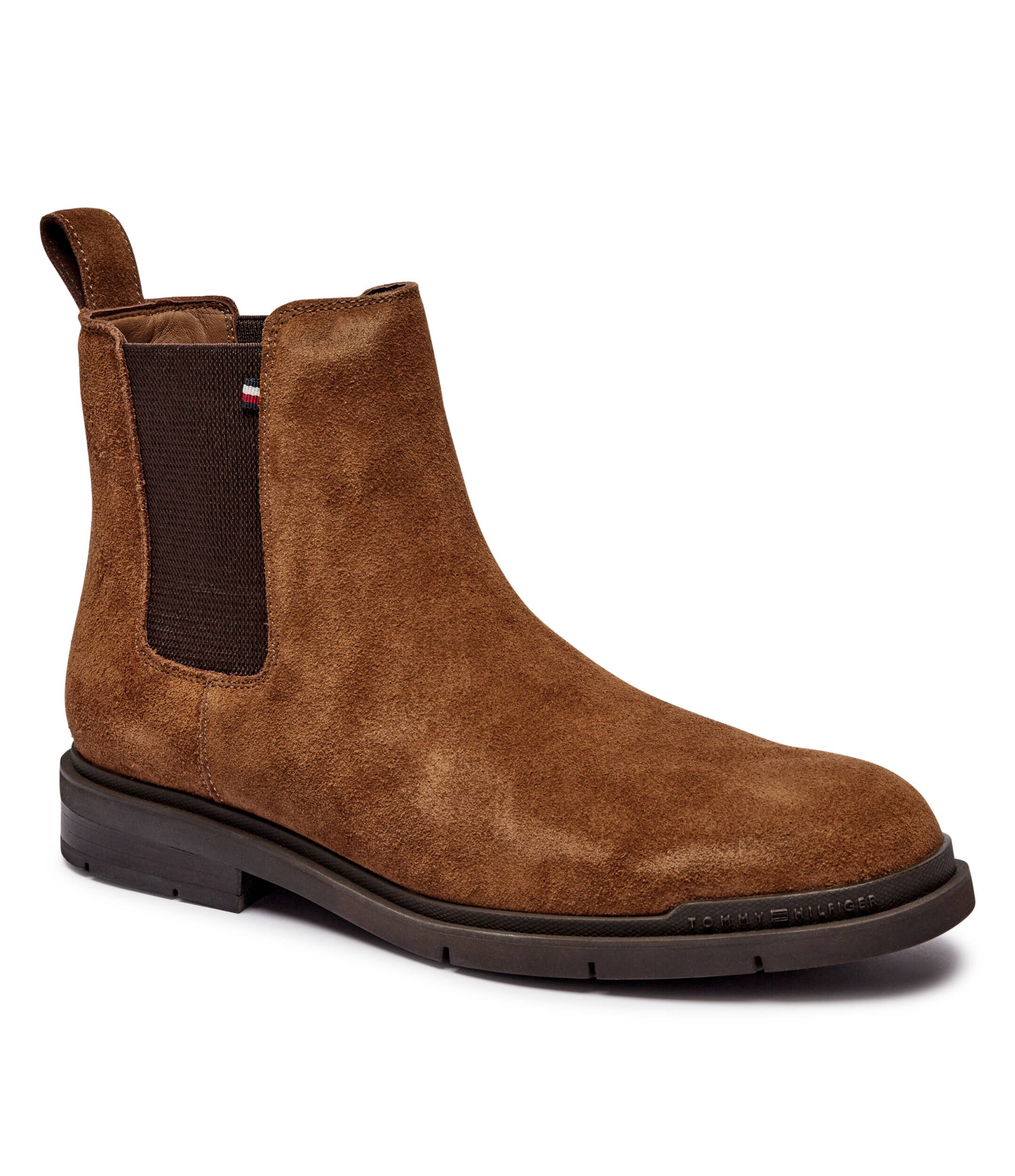 Tommy Hilfiger Ghete chelsea CHELSEA | piele întoarsă