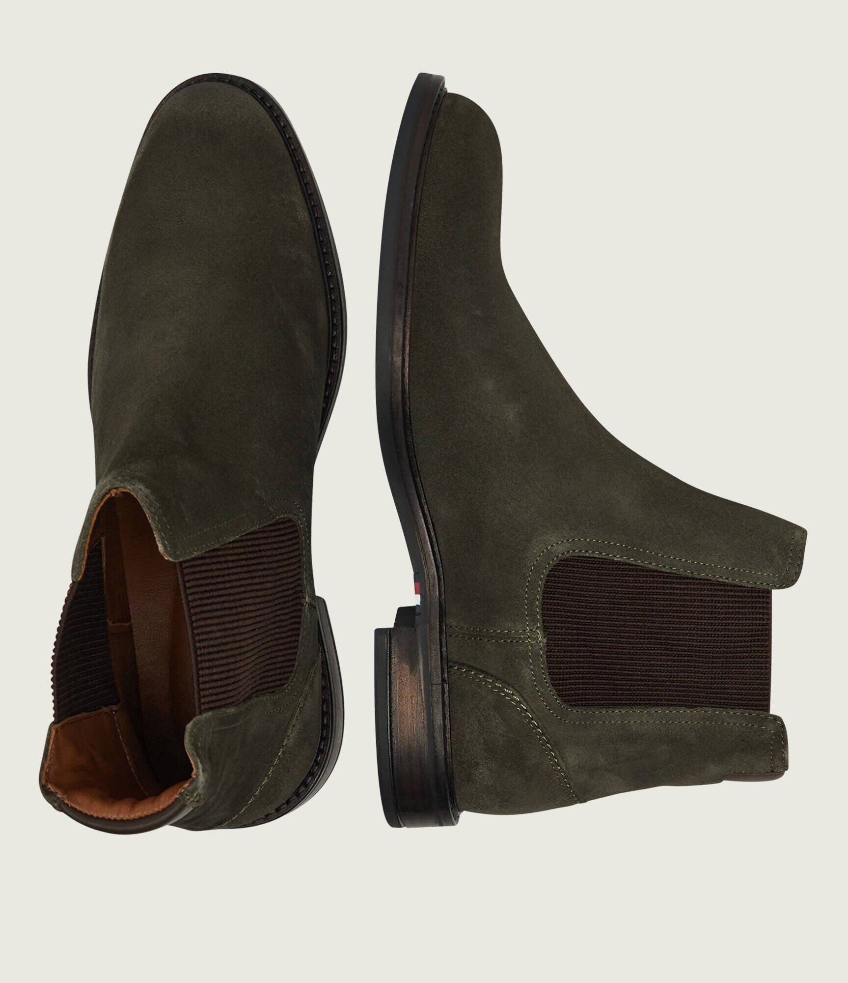 Tommy Hilfiger Ghete chelsea Chelsea | piele întoarsă