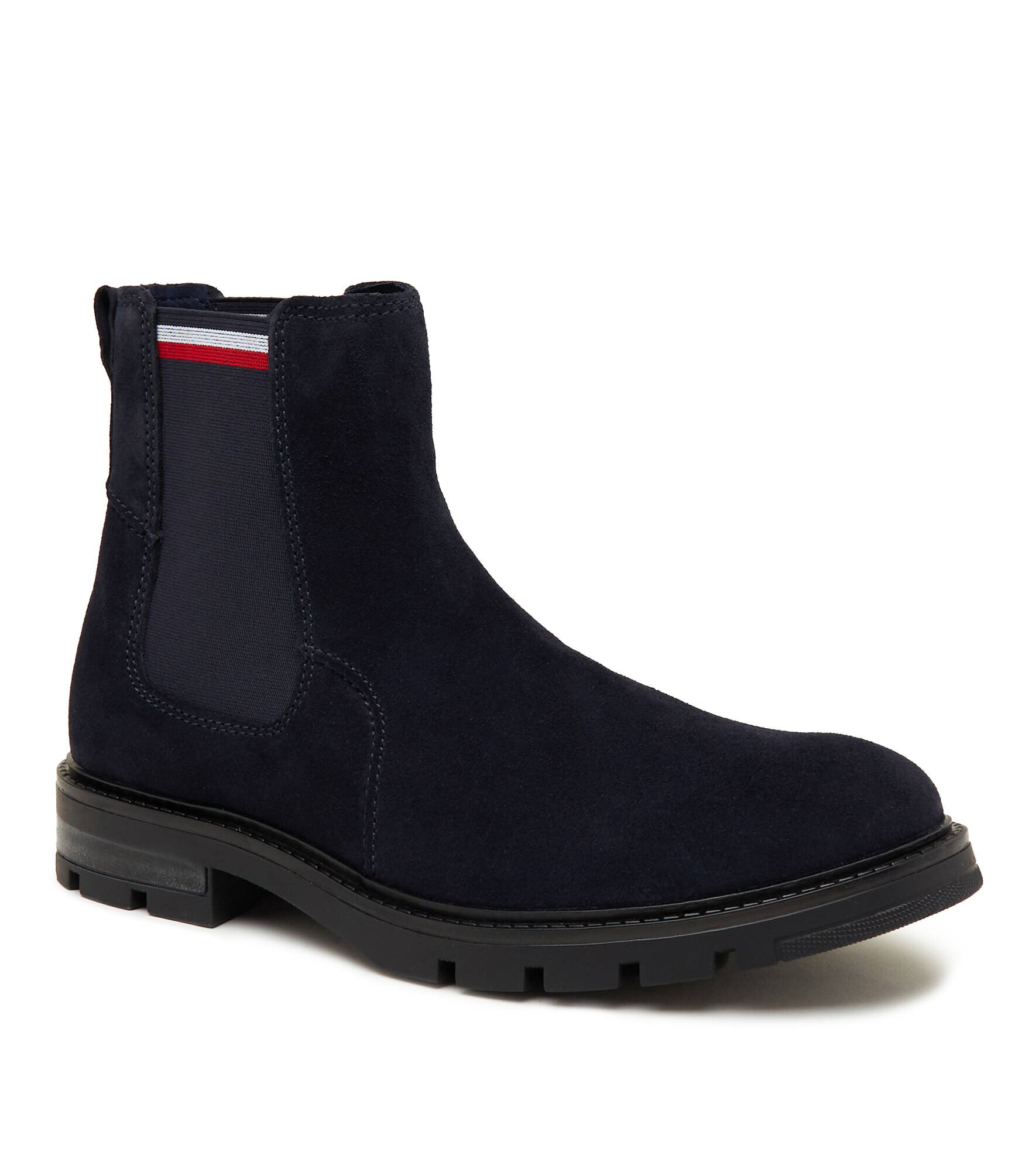 Tommy Hilfiger Ghete chelsea CORPOARTE CHELSEA | piele întoarsă