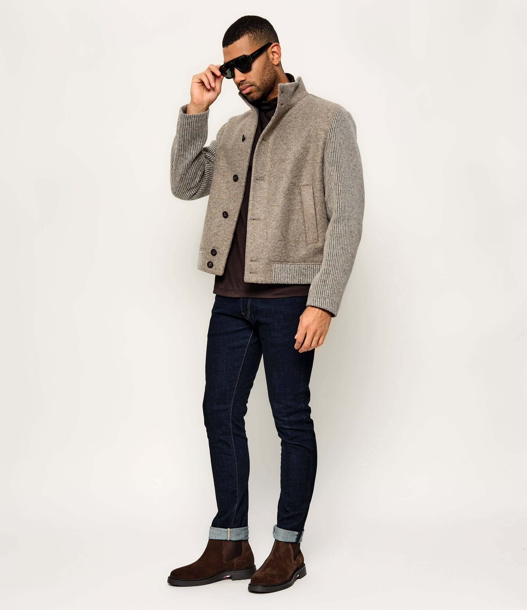 Tommy Hilfiger Ghete chelsea Corporate | zamsz cu adaos de piele