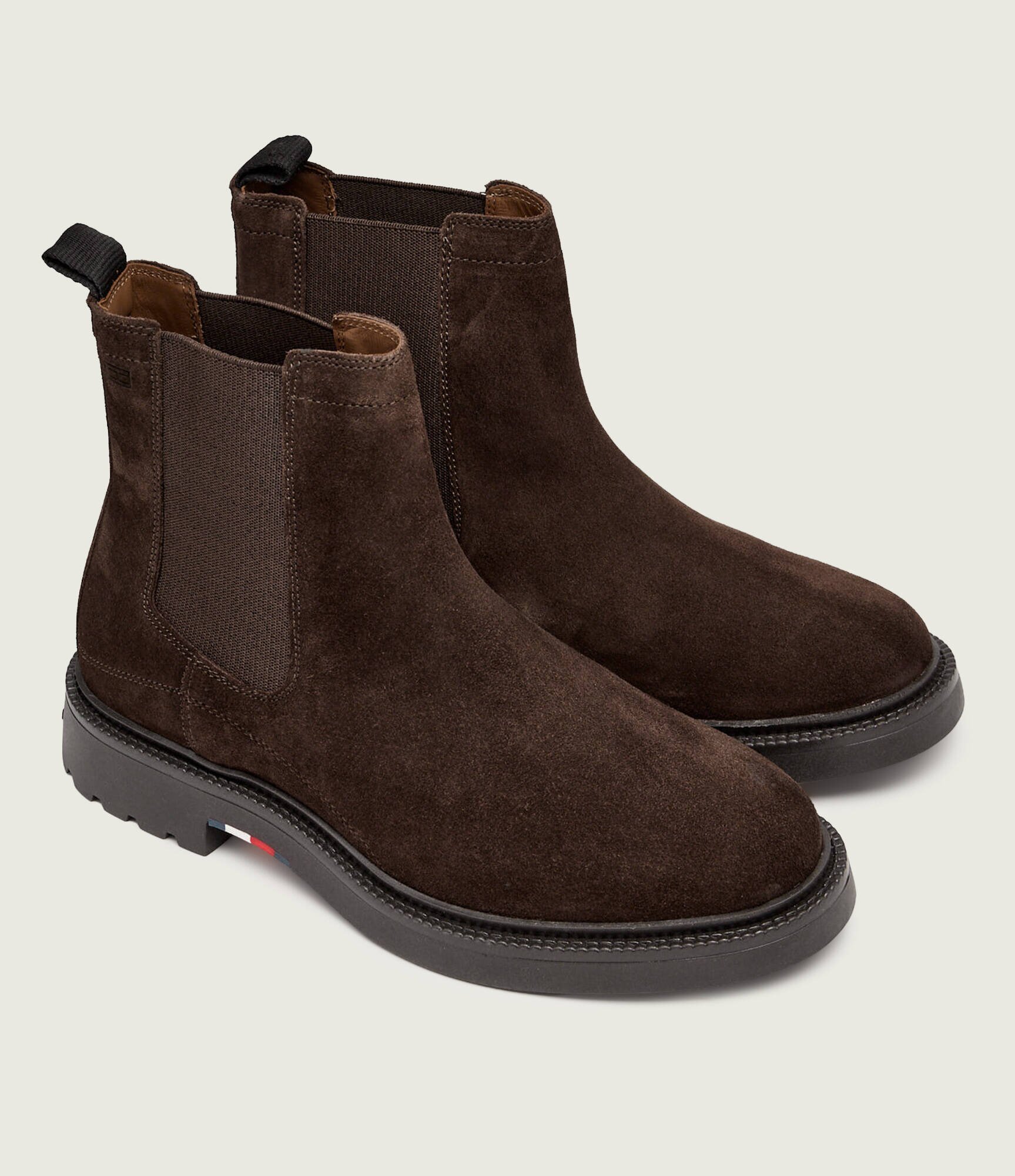 Tommy Hilfiger Ghete chelsea Corporate | zamsz cu adaos de piele