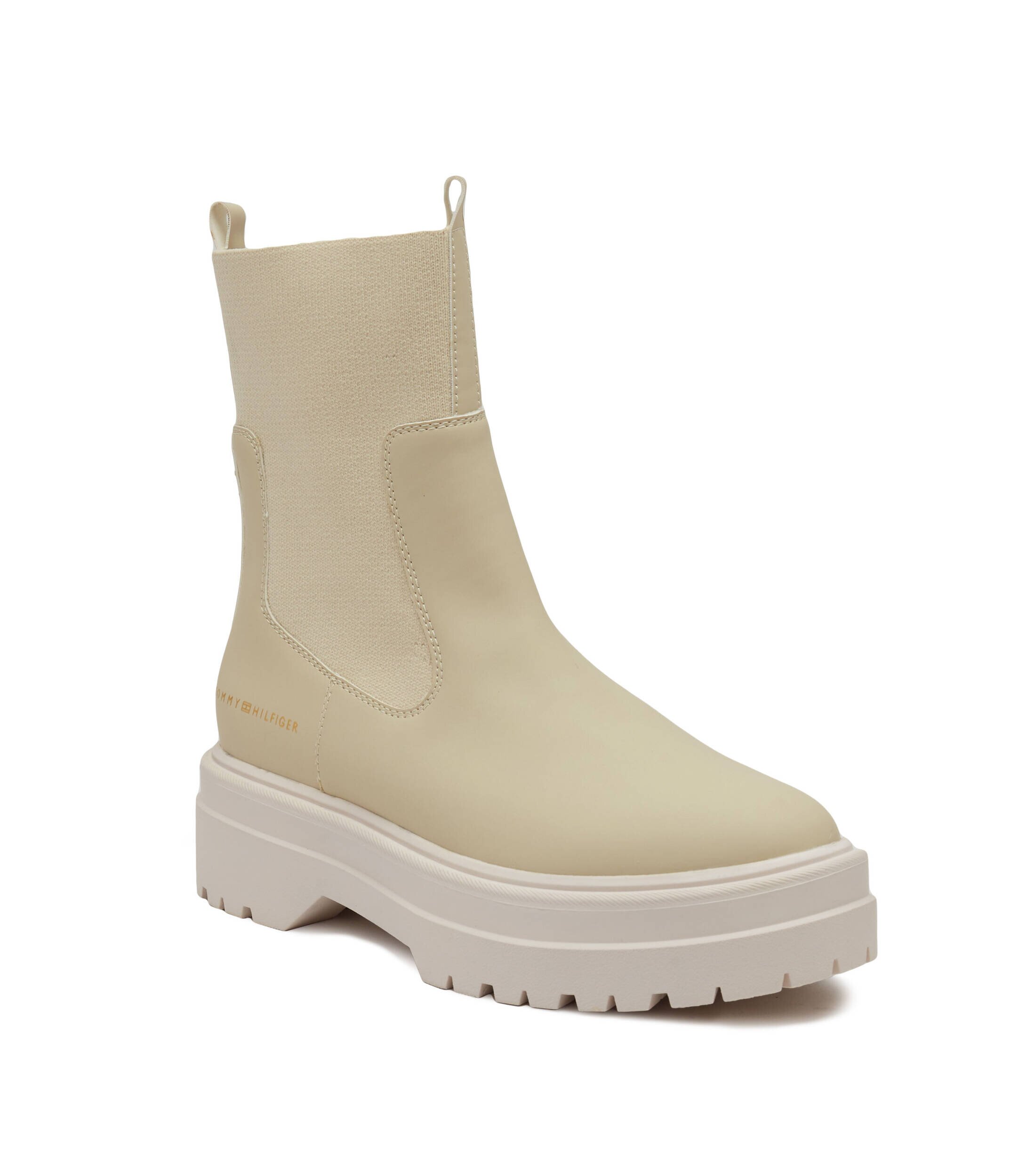 Tommy Hilfiger Ghete chelsea cu adaos de piele