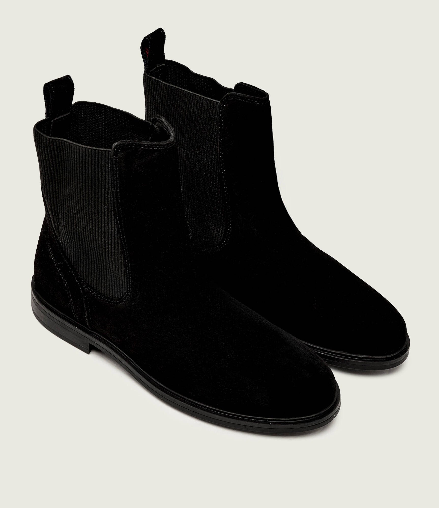 Tommy Hilfiger Ghete chelsea | piele întoarsă