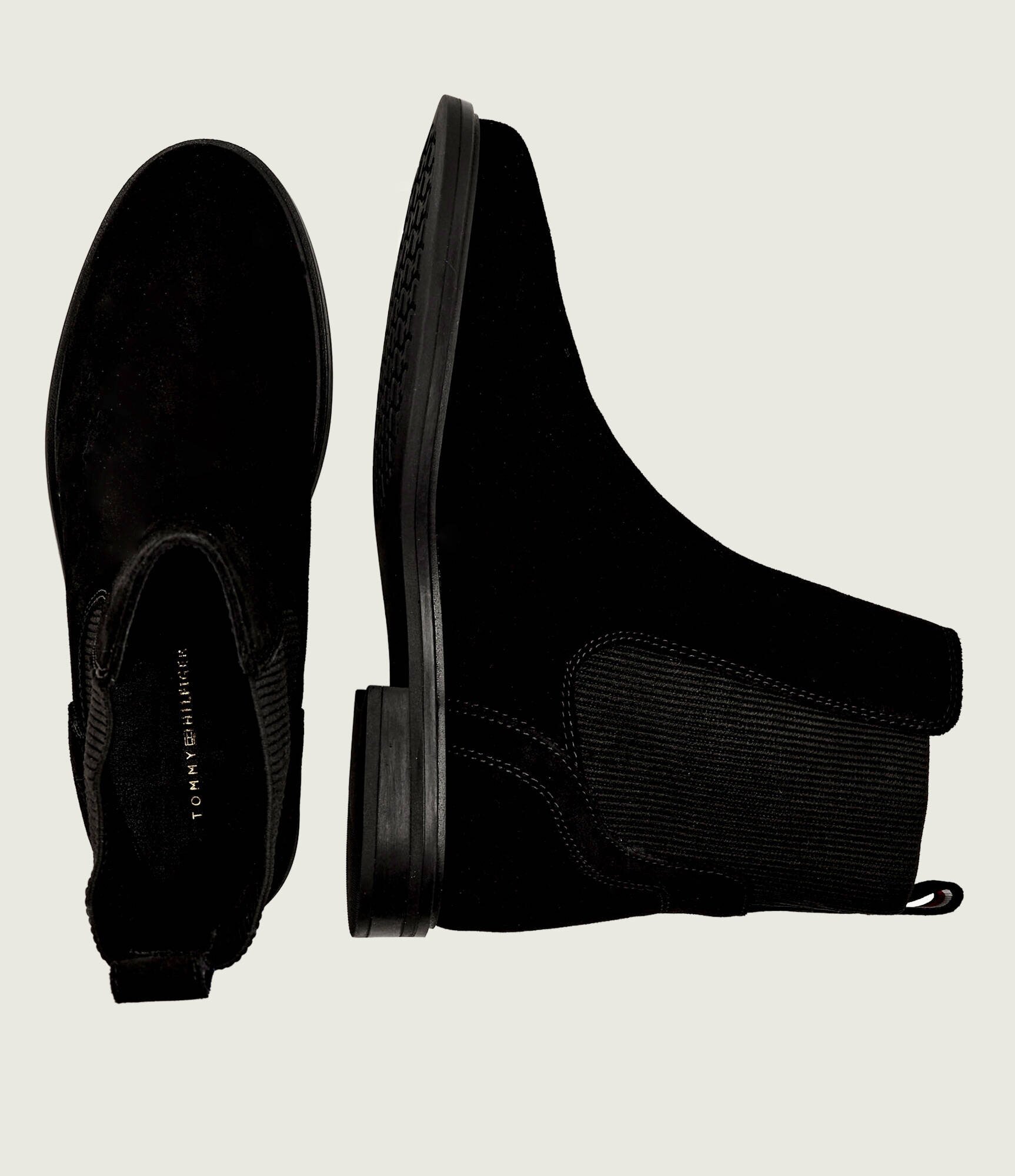 Tommy Hilfiger Ghete chelsea | piele întoarsă