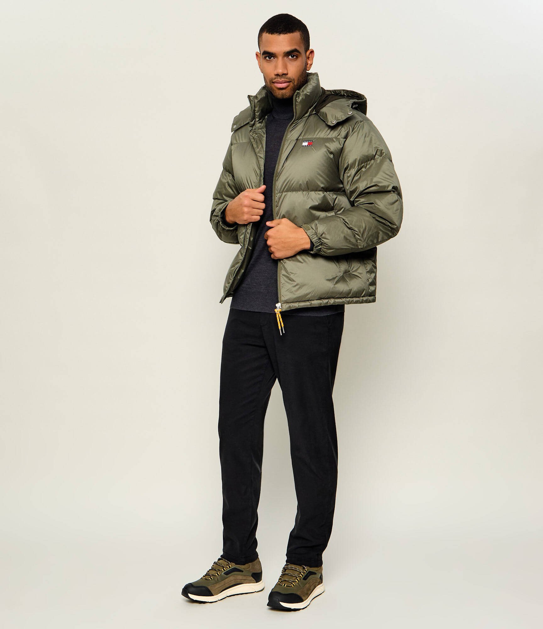 Tommy Hilfiger Ghete de trekking Mix Chukka Runner | piele întoarsă