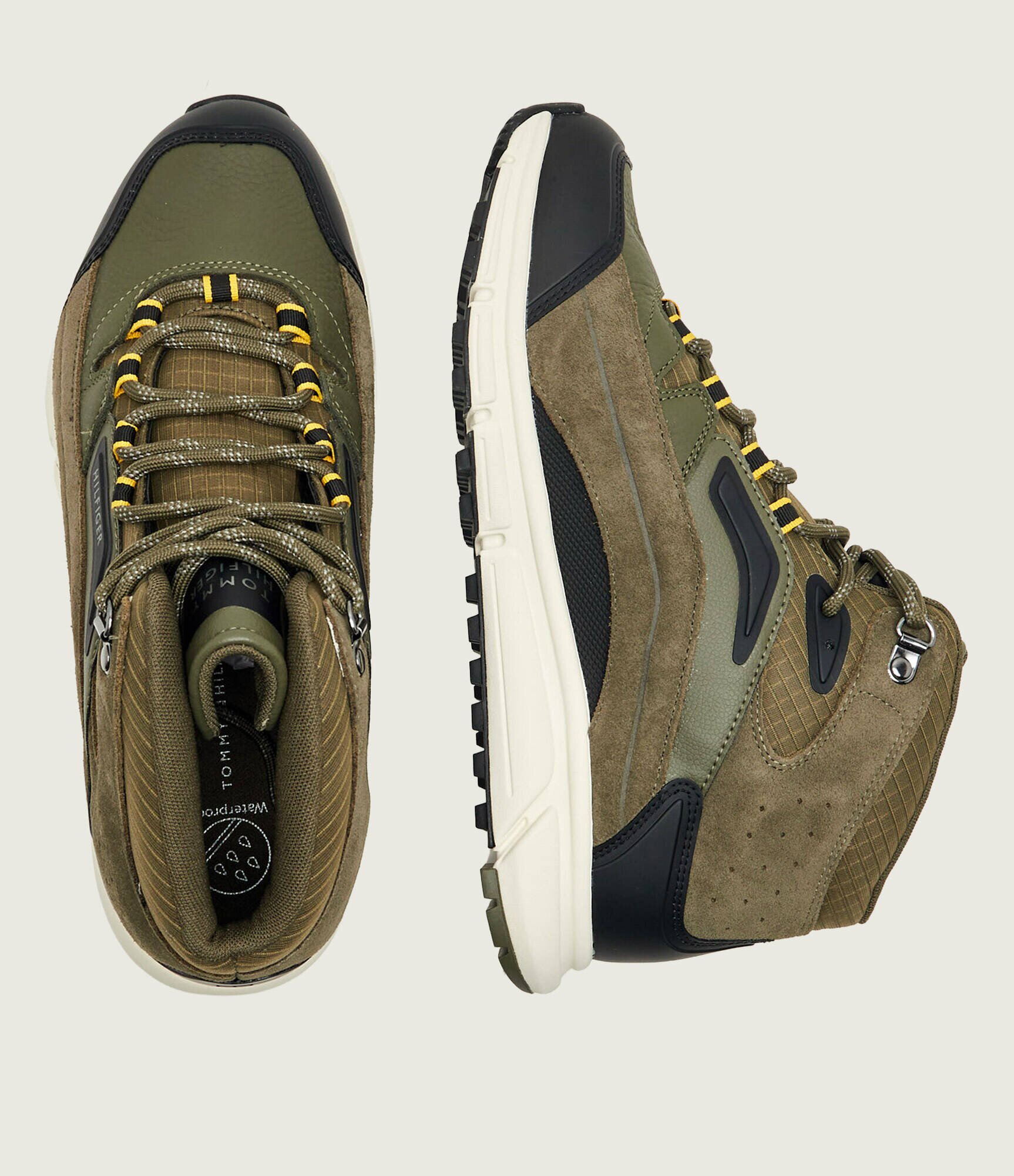 Tommy Hilfiger Ghete de trekking Mix Chukka Runner | piele întoarsă