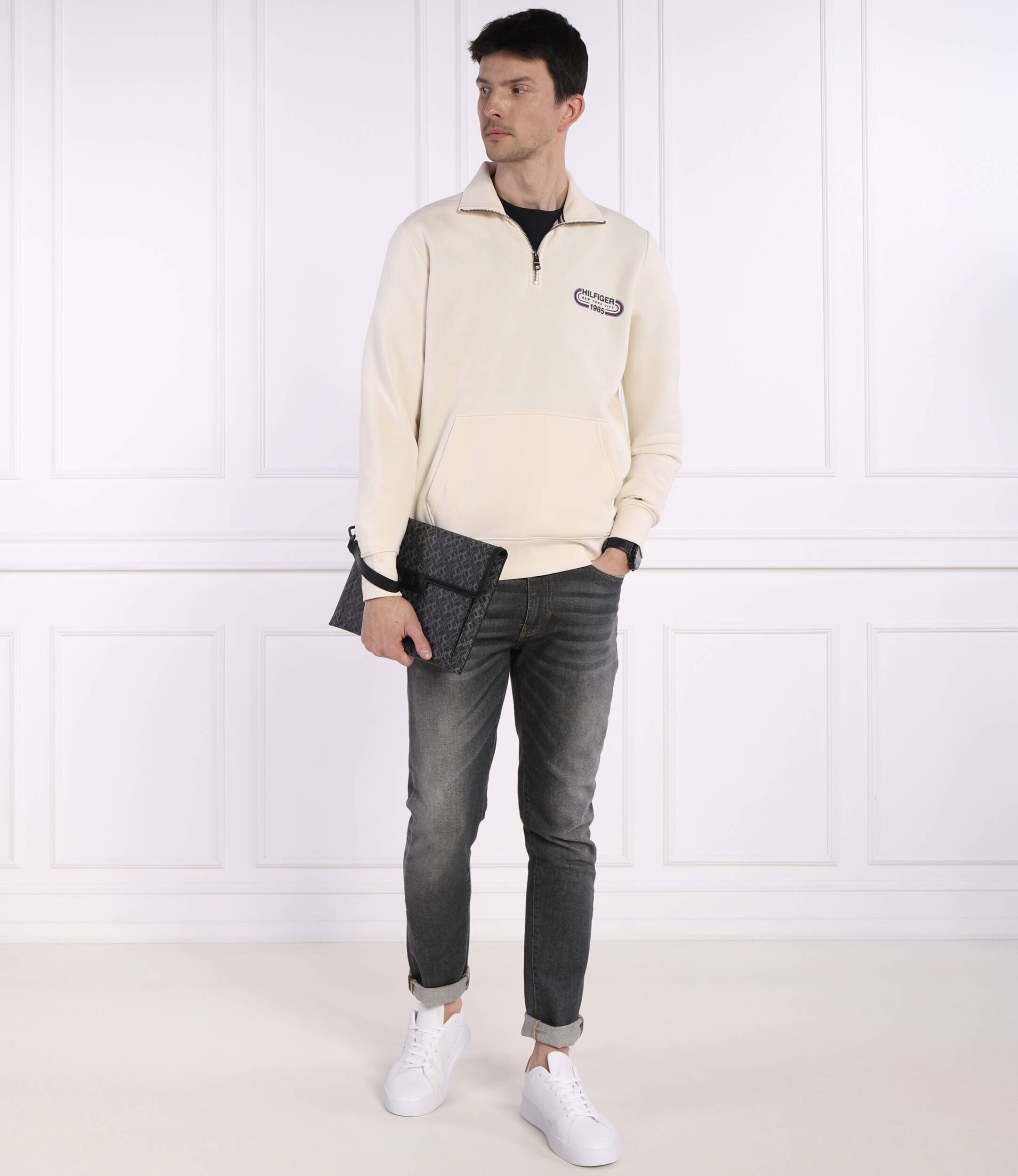 Tommy Hilfiger Hanorac HILFIGER TRACK GRAPHIC HALF ZIP | Regular Fit