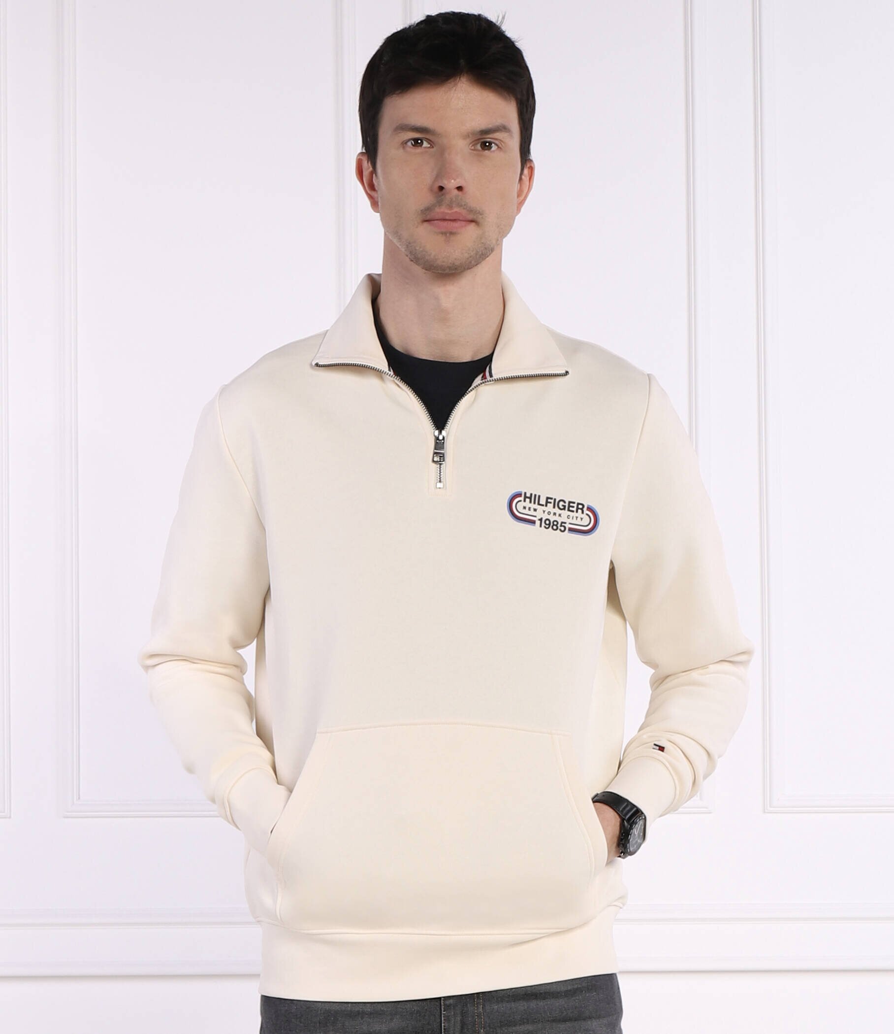Tommy Hilfiger Hanorac HILFIGER TRACK GRAPHIC HALF ZIP | Regular Fit